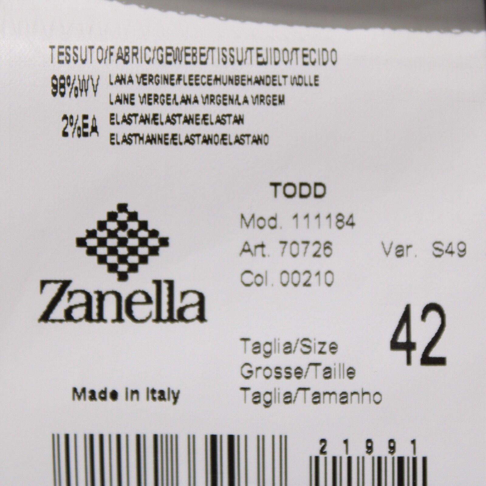 Zanella Zanella New with tags Dress Pants Size 42 US In Brown Size US 42 / EU 58 - 6 Thumbnail