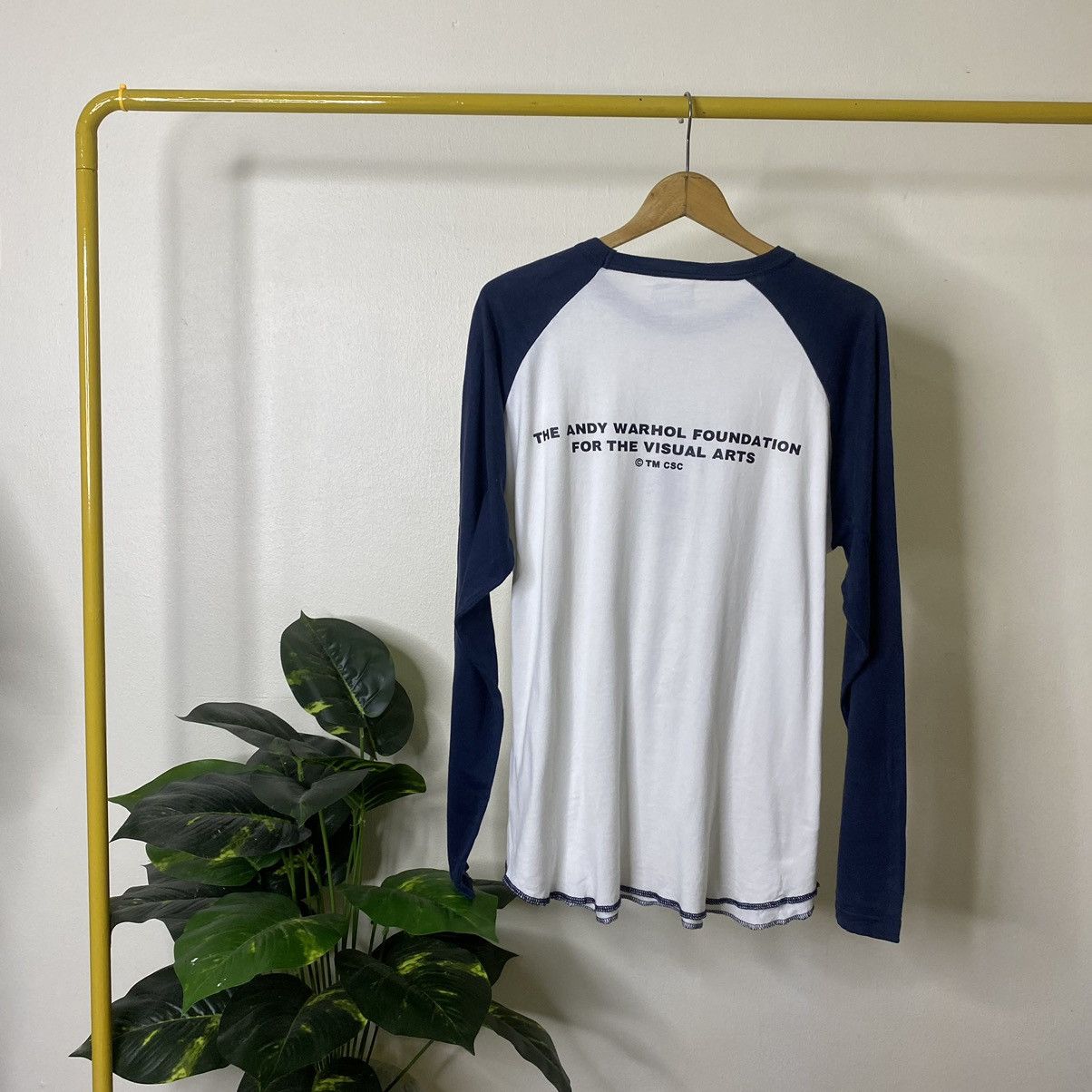 Andy Warhol × Vintage Vintage 1990s Andy Warhol Artwork LS Raglan T Shirt Size US M / EU 48-50 / 2 - 8 Thumbnail