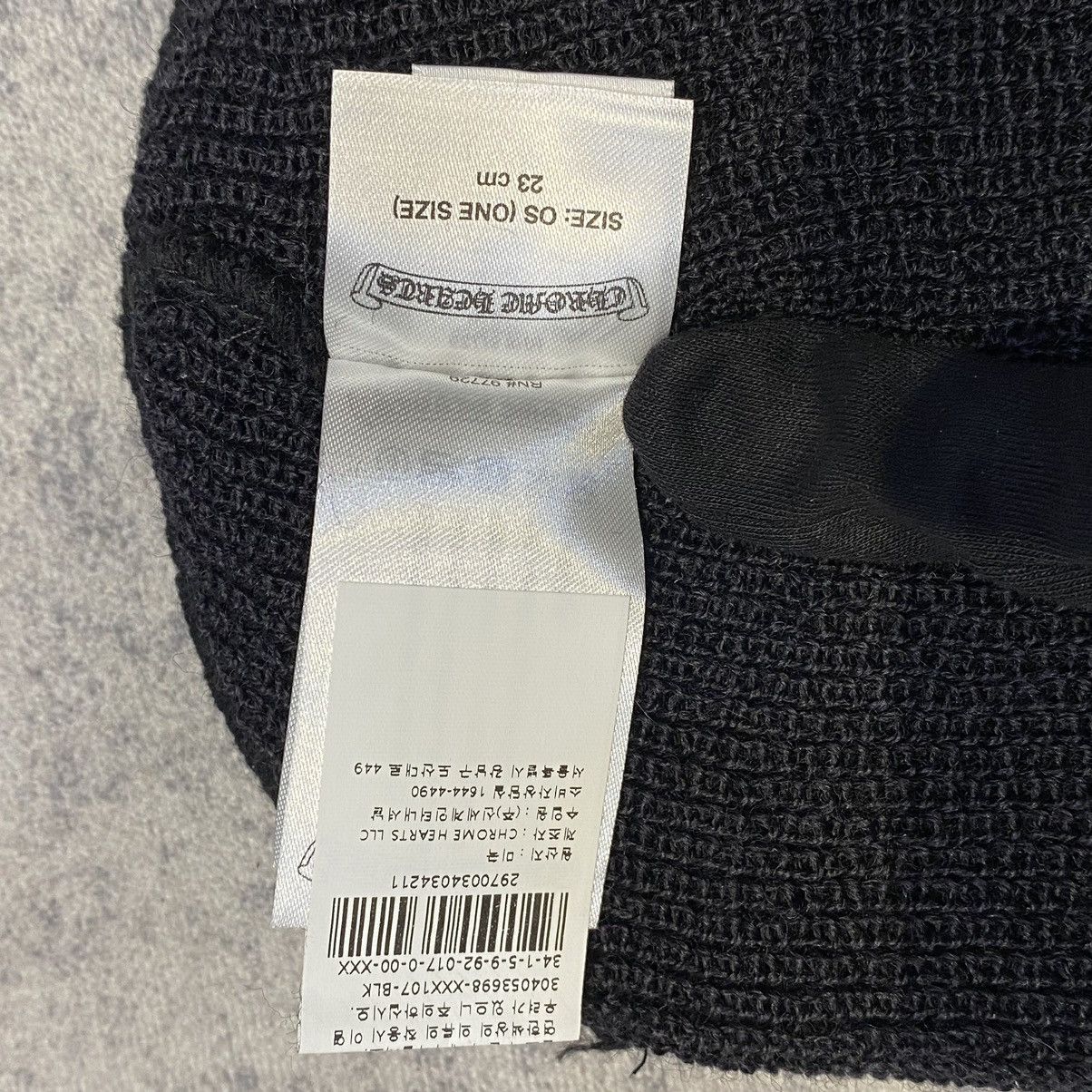 Chrome Hearts Chrome Hearts Horseshoe Black Beanie Size ONE SIZE - 8 Thumbnail