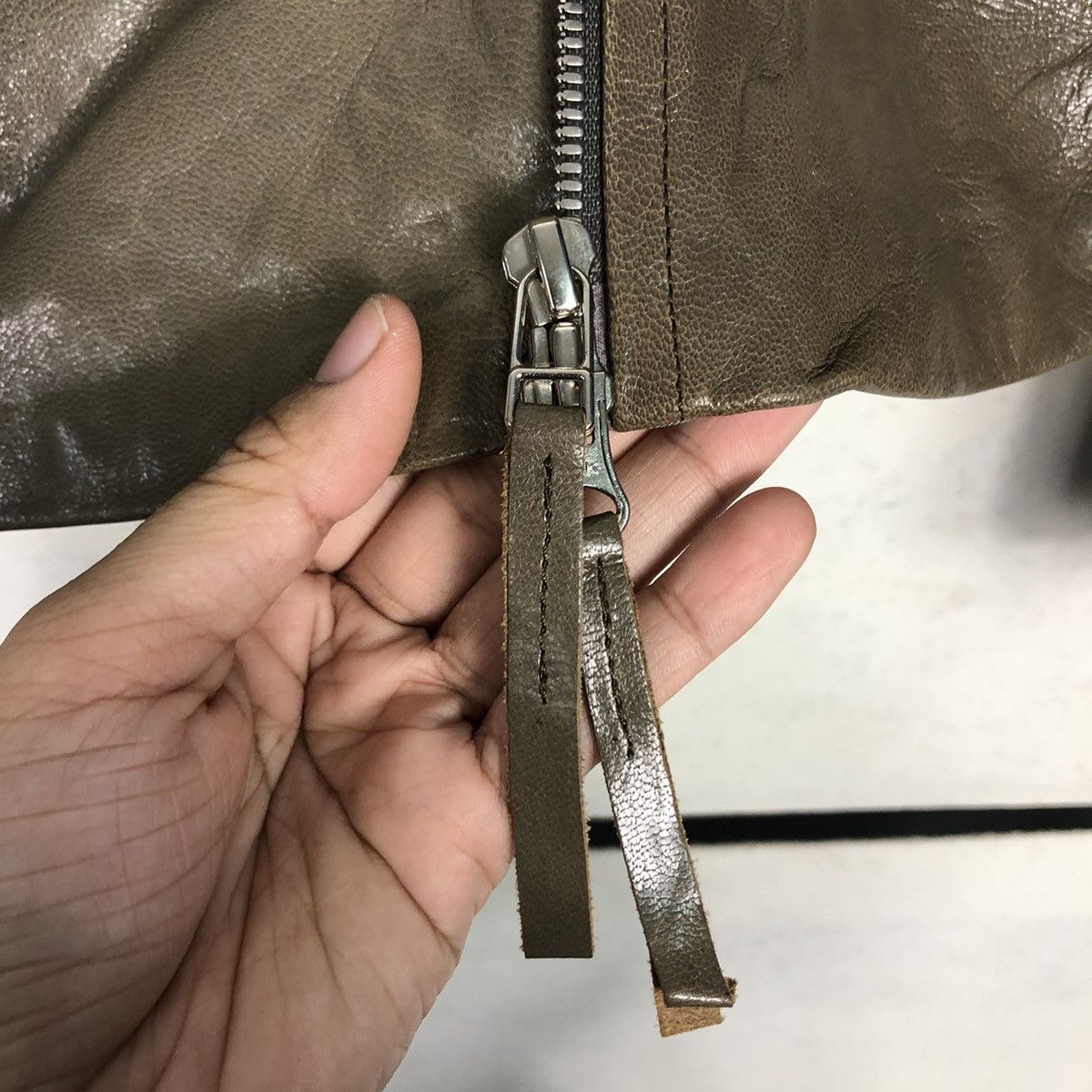 Japanese Brand Leather Jacket Double Collar Support Surface 14th Addiction Size M / US 6-8 / IT 42-44 - 17 Thumbnail