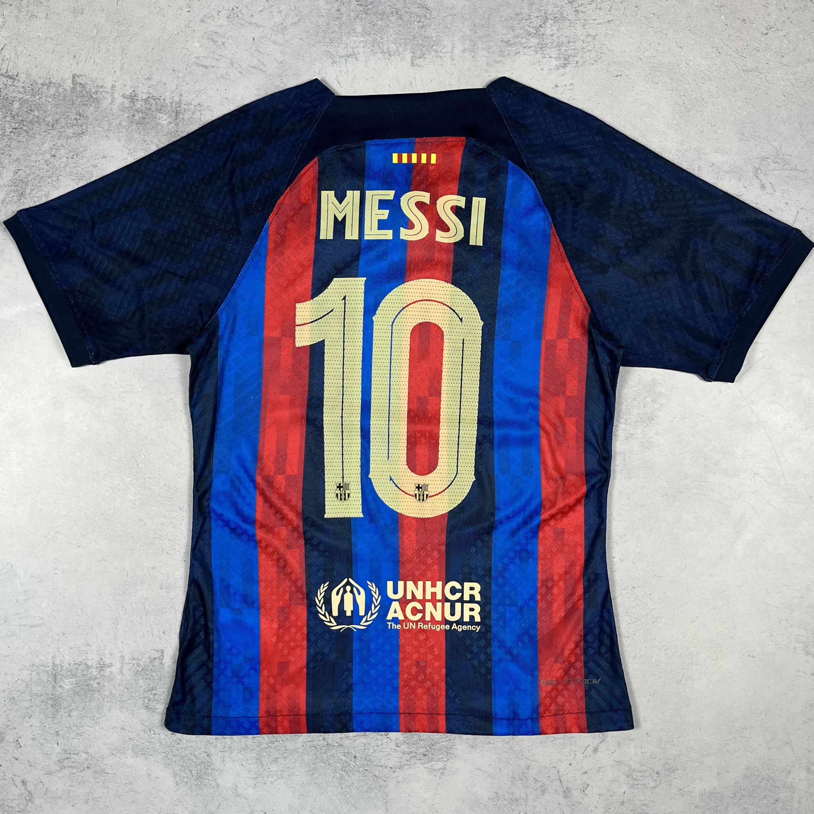 Nike Nike FC Barcelona Messi #10 Home Soccer Jersey Shirt 2022/23 Size US M / EU 48-50 / 2 - 2 Thumbnail