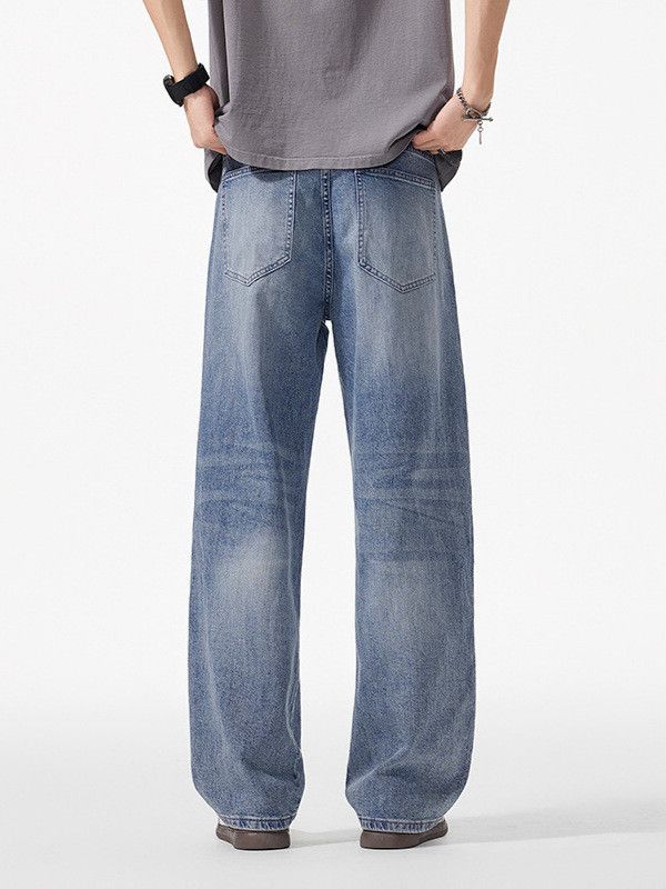 Vintage Men's casual gradient straight leg blue jeans Size US 32 / EU 48 - 3 Thumbnail