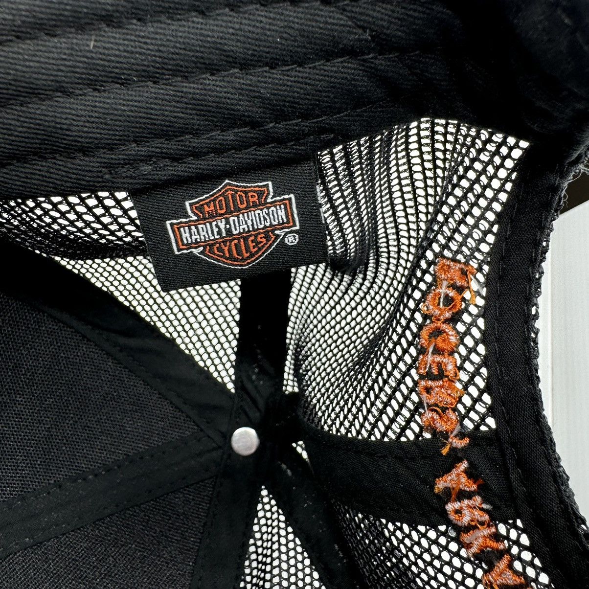 Harley Davidson Harley Davidson Arkansas Pig Trail Big Patch Trucker Hat Size ONE SIZE - 9 Thumbnail