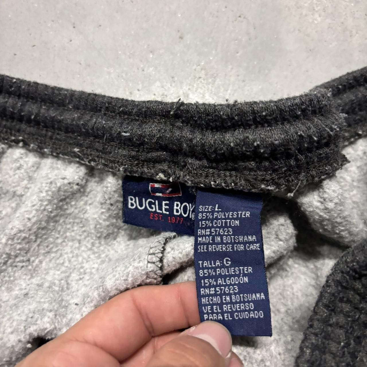 Japanese Brand × Vintage Crazy Vintage Y2K/2000s Dark Grey Essential Sweatpants! Size US 34 / EU 50 - 6 Thumbnail