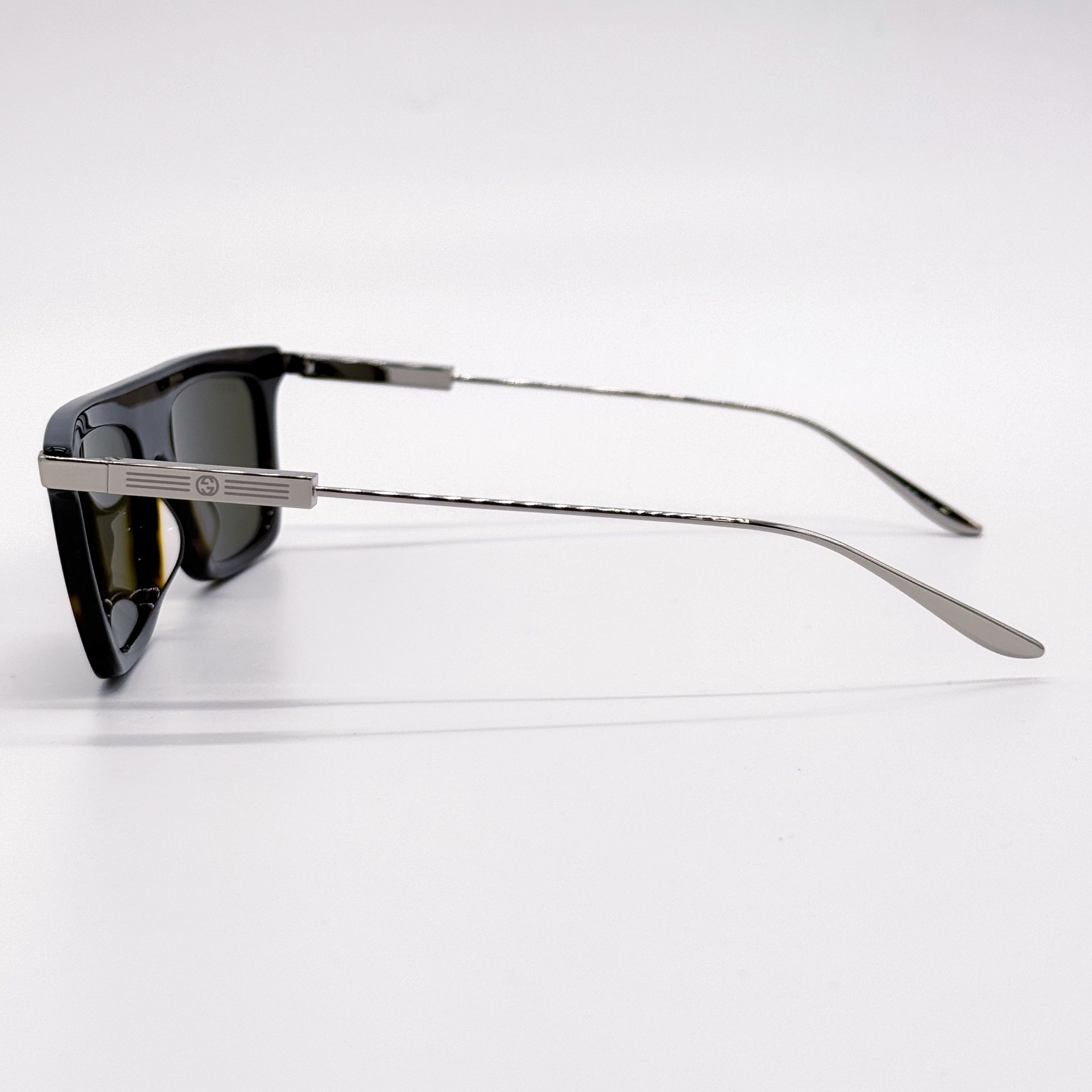 Gucci NEW AUTHENTIC GUCCI GG1437S 002 SQUARE MEN SUNGLASSES GUCCI Size ONE SIZE - 6 Thumbnail
