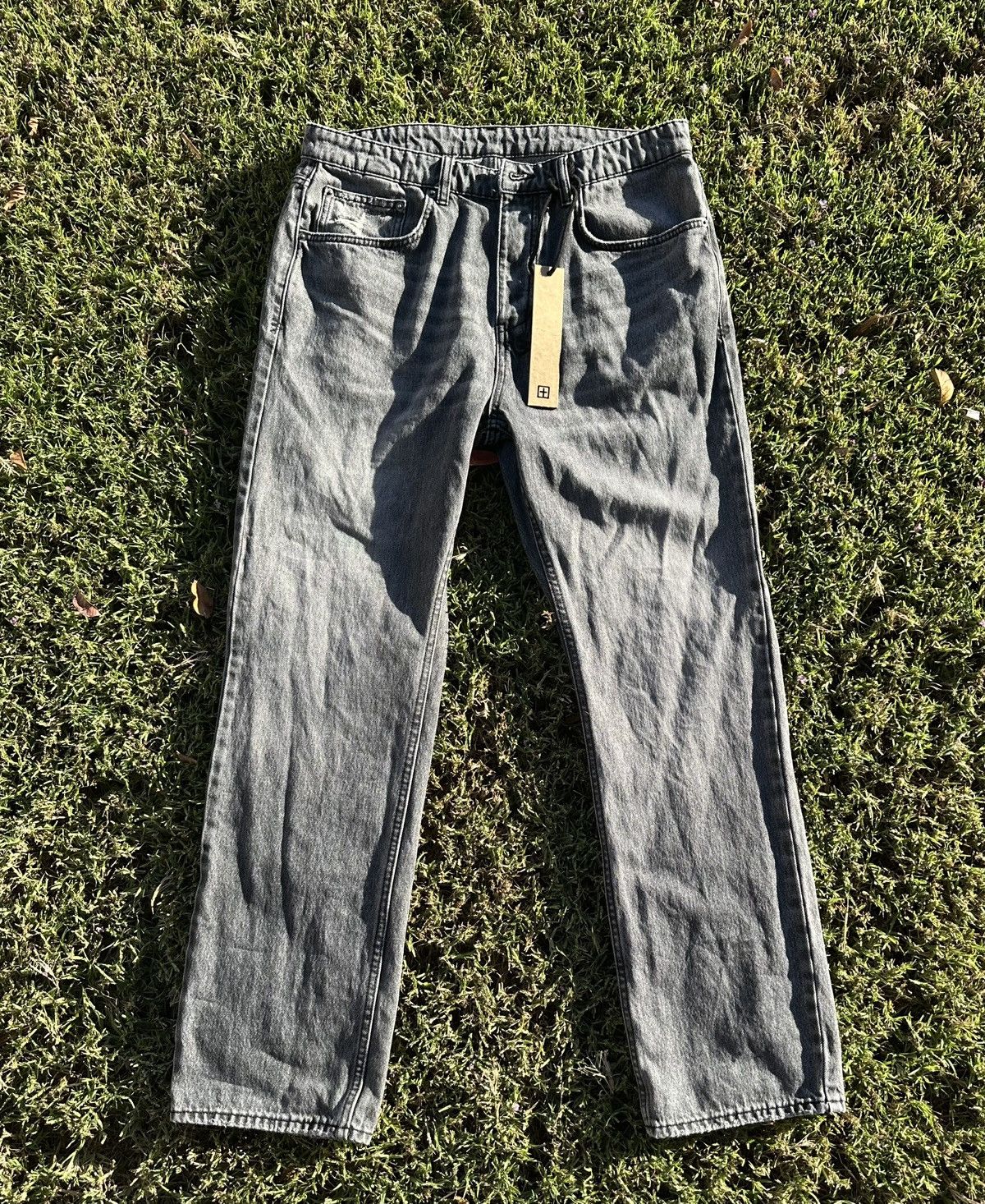 Ksubi Smoked Gray Straight Leg Ksubi Jeans Size US 33 - 1 Thumbnail