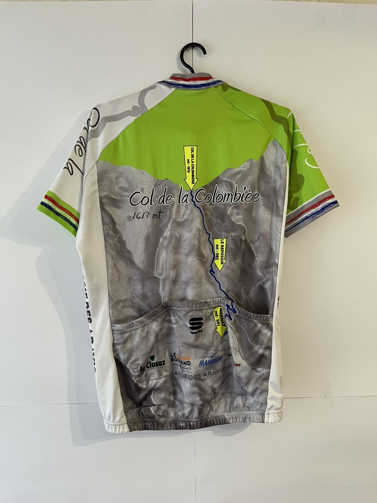 Other Sportful Col de la Colombiere Full Zip Cycle Jersey Size US XL / EU 56 / 4 - 5 Thumbnail