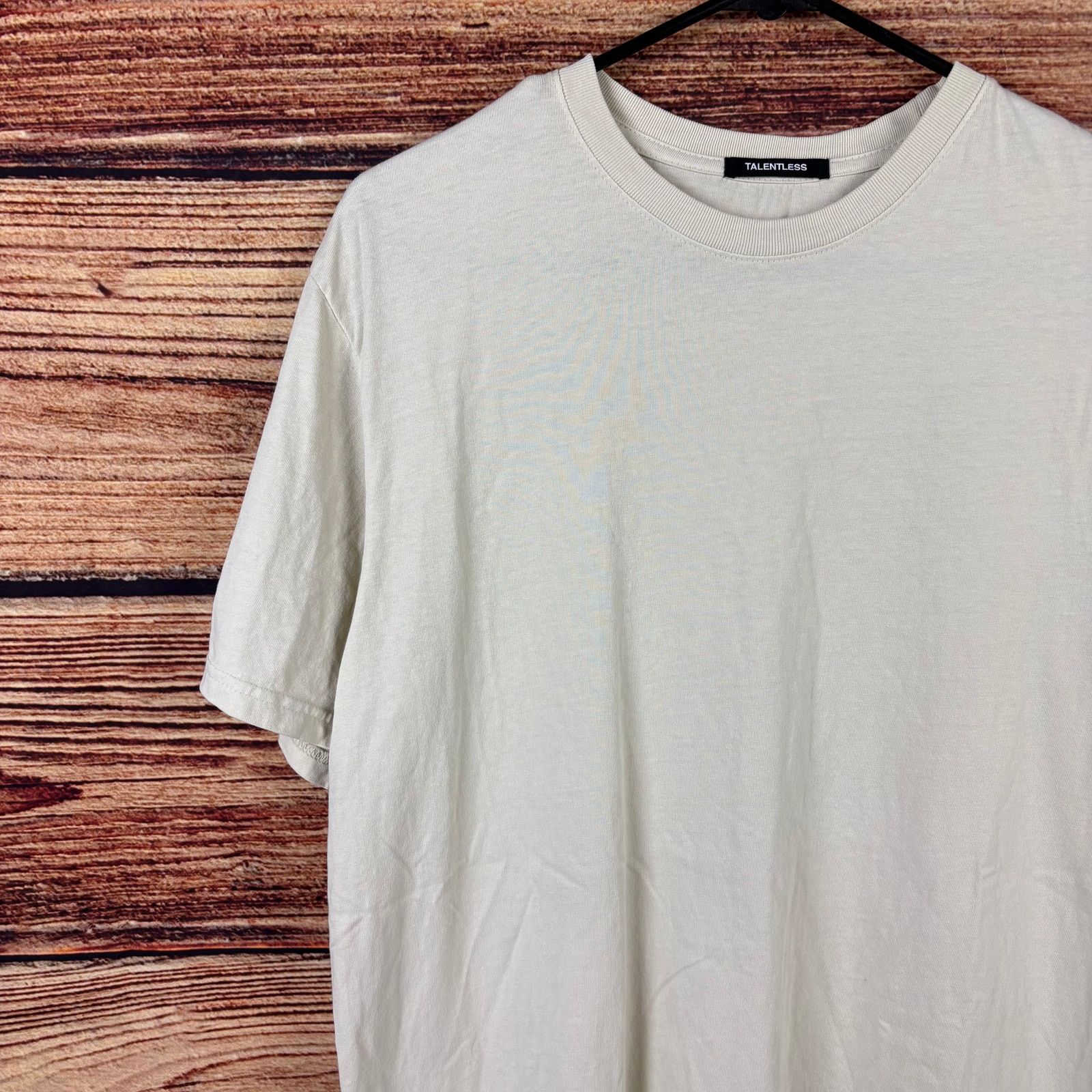 Talentless Talentless by Scott Disick Beige Short Sleeve Essential Tee Size US M / EU 48-50 / 2 - 1 Thumbnail