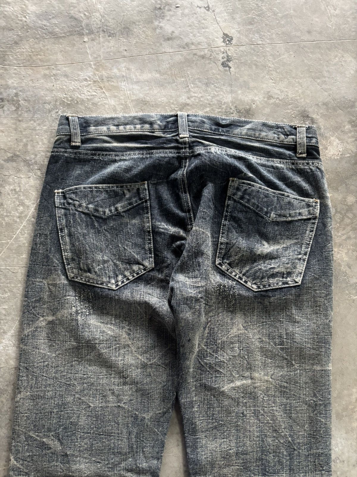 Hysteric Glamour × If Six Was Nine FLARE STONE WASHED WHISKERED MENZSTYLE JAPANESE PUNK GOTHIC Size US 33 - 13 Thumbnail