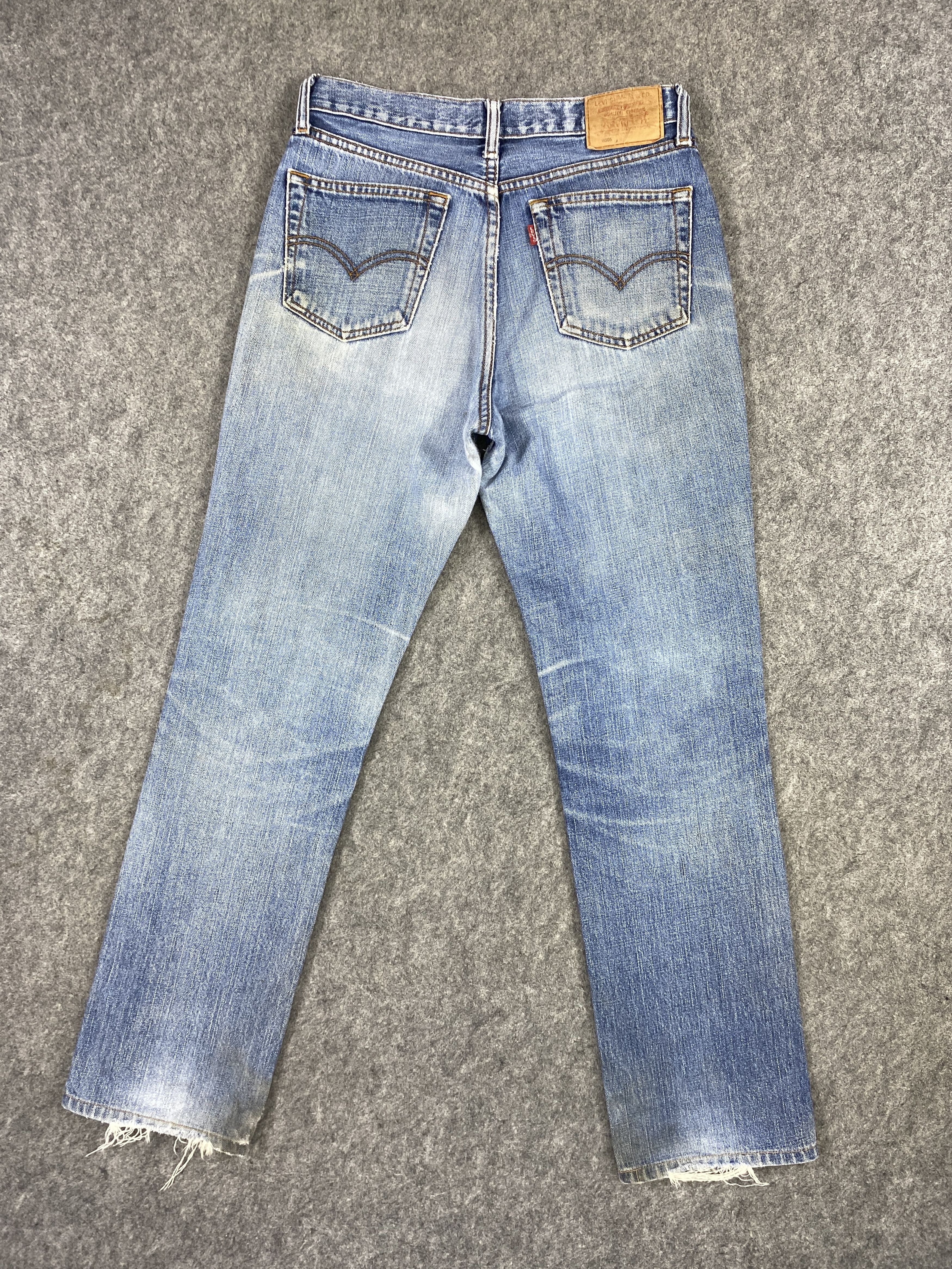 Japanese Brand Distressed Blue Vintage Levi's 505 Jeans 28x29 Denim -JN1709 Size US 28 / EU 44 - 2 Thumbnail