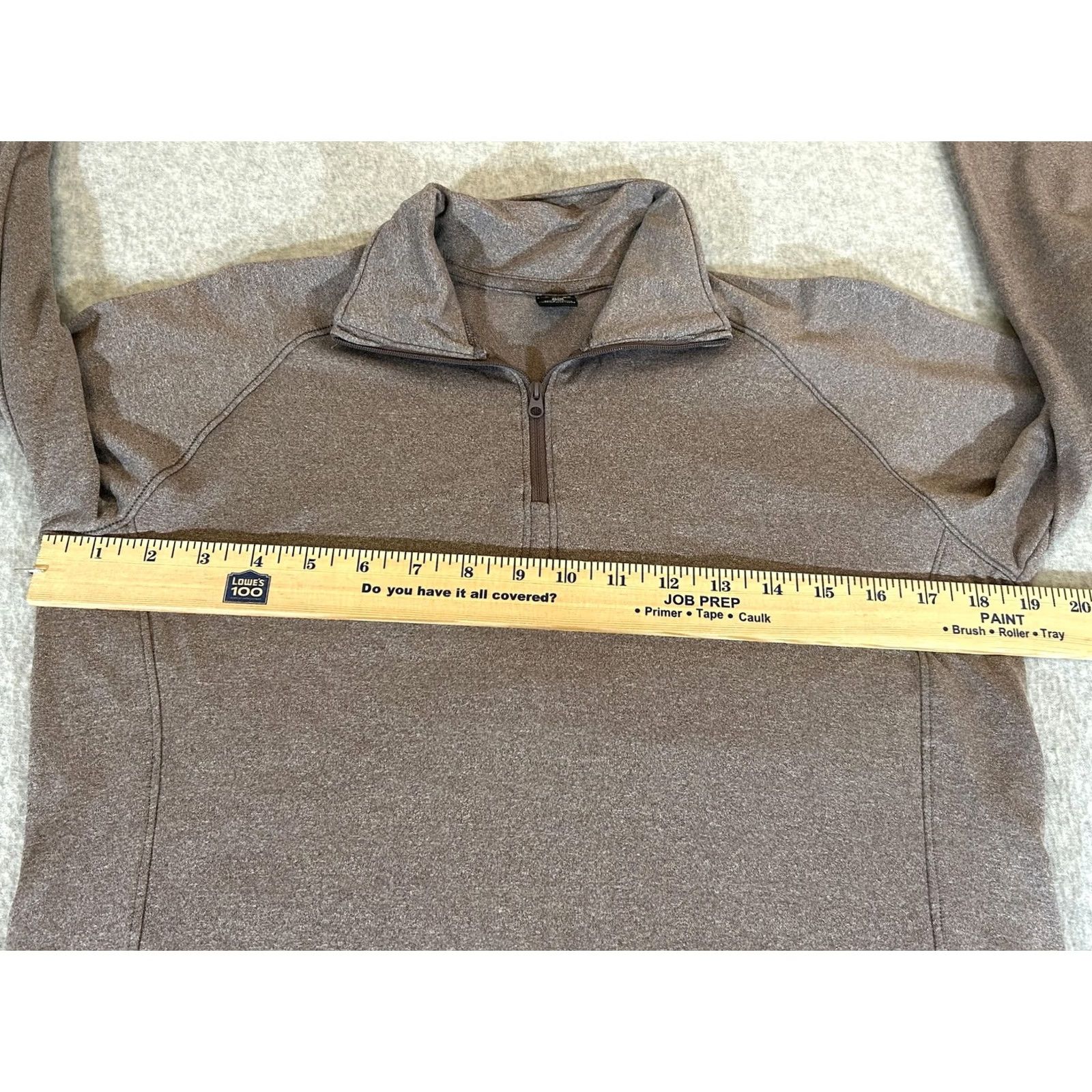 Helly Hansen Helly Hansen Shirt Womens M Verglas 1/4 Zip Pullover Base Layer Fleece Top Brown Size M / US 6-8 / IT 42-44 - 3 Thumbnail