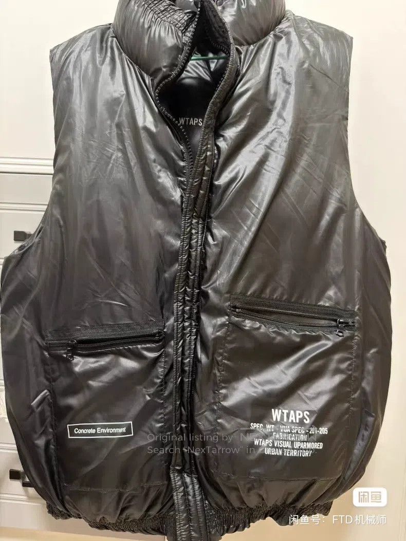 Wtaps Wtaps Embroidered letter stand collar cotton vest Size US L / EU 52-54 / 3 - 5 Thumbnail