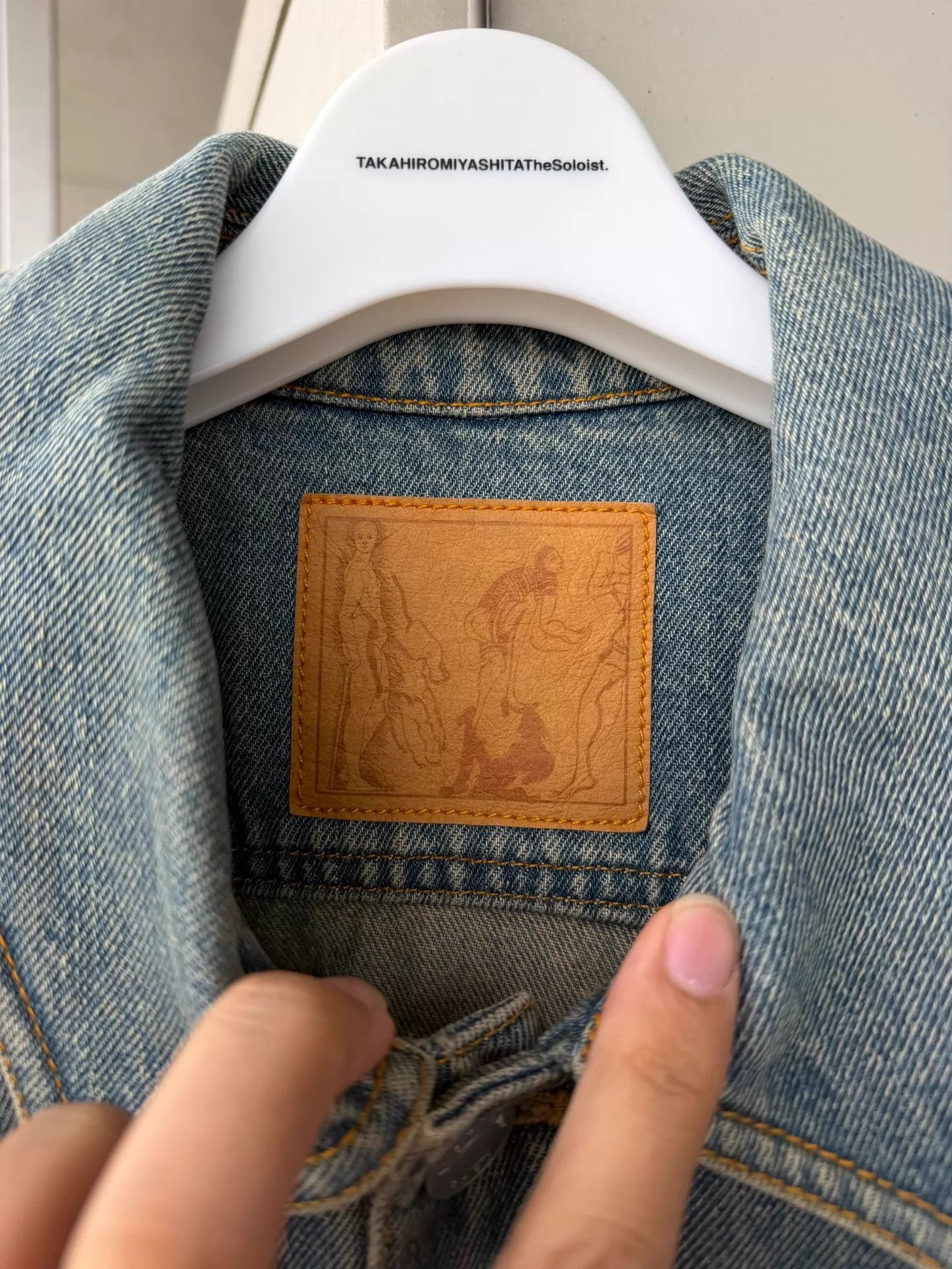 Martine Rose Martine Rose 20ss Popeye Denim Jacket w/ Shoulder Pads S Size US S / EU 44-46 / 1 - 8 Thumbnail