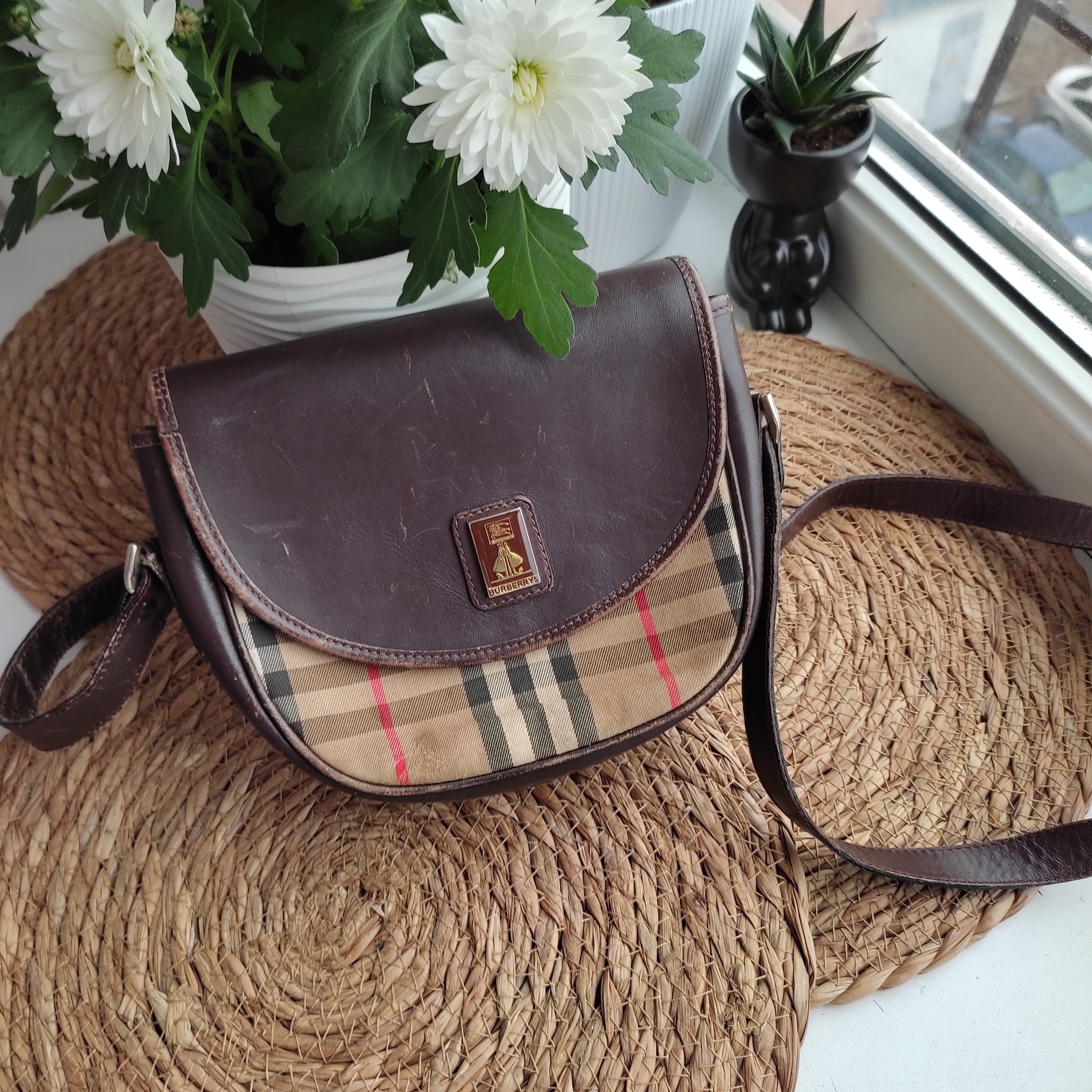 Burberry × Vintage Burberrys vintage crossbody bags nova check Size ONE SIZE - 1 Thumbnail