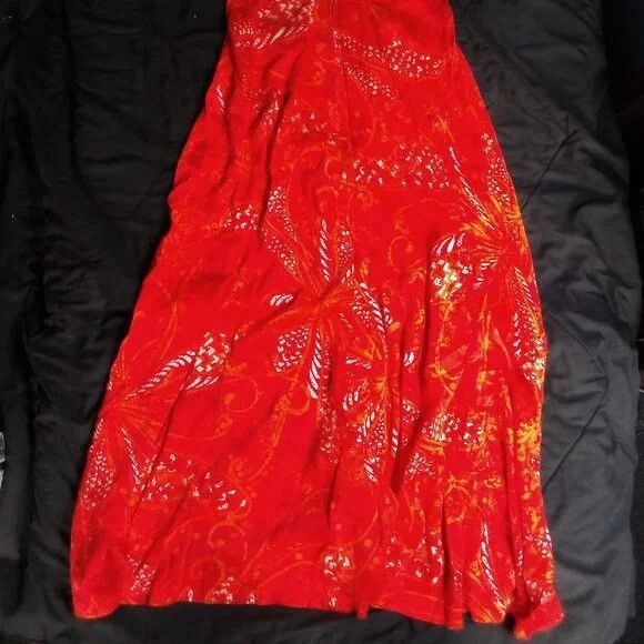 Other Vintage Alice Of California Psychedelic Pattern Dress Midi Size M / US 6-8 / IT 42-44 - 6 Thumbnail