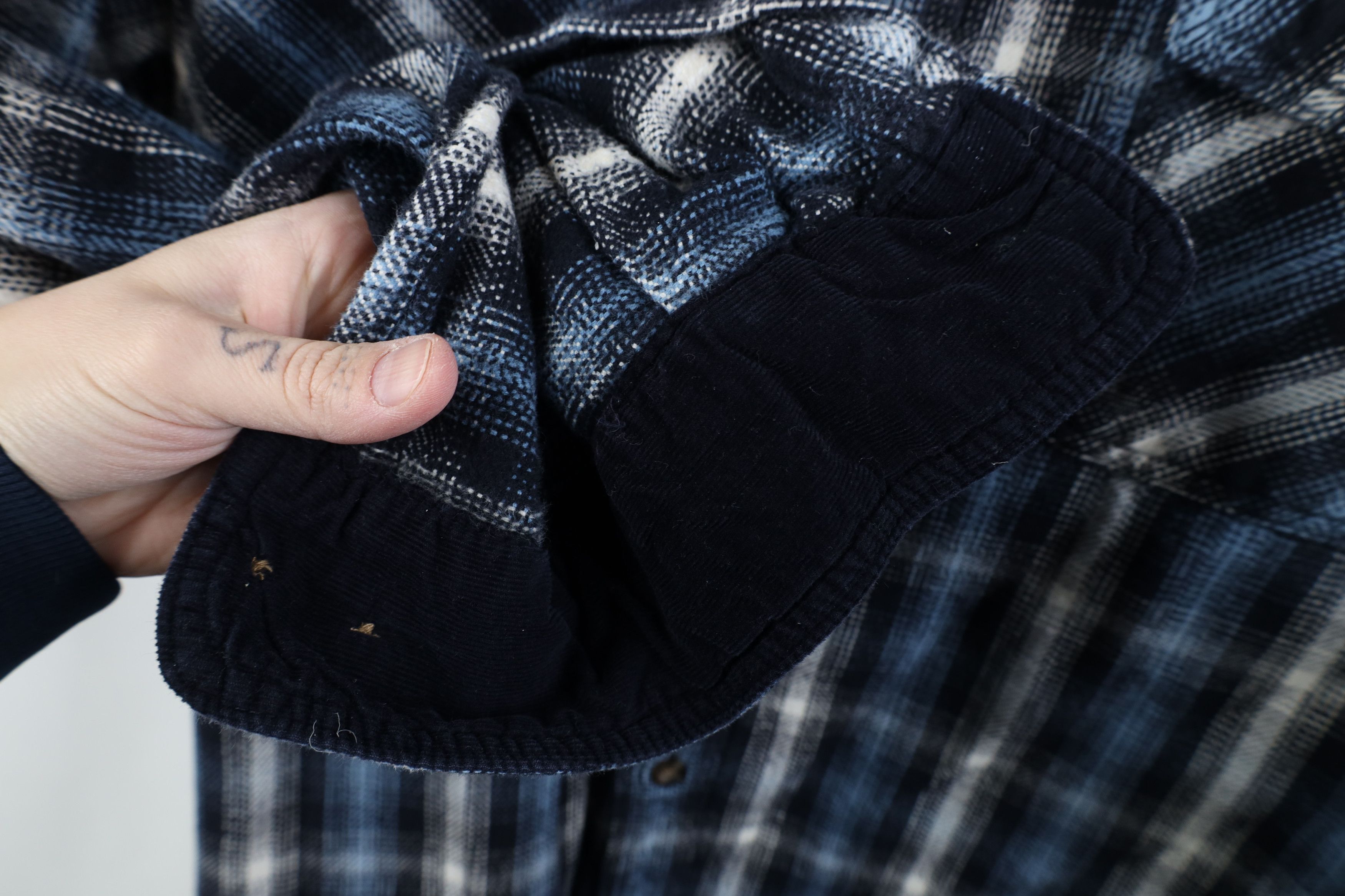 Vintage Vintage 90s Streetwear Heavyweight Button Shirt Plaid Size US XL / EU 56 / 4 - 7 Thumbnail