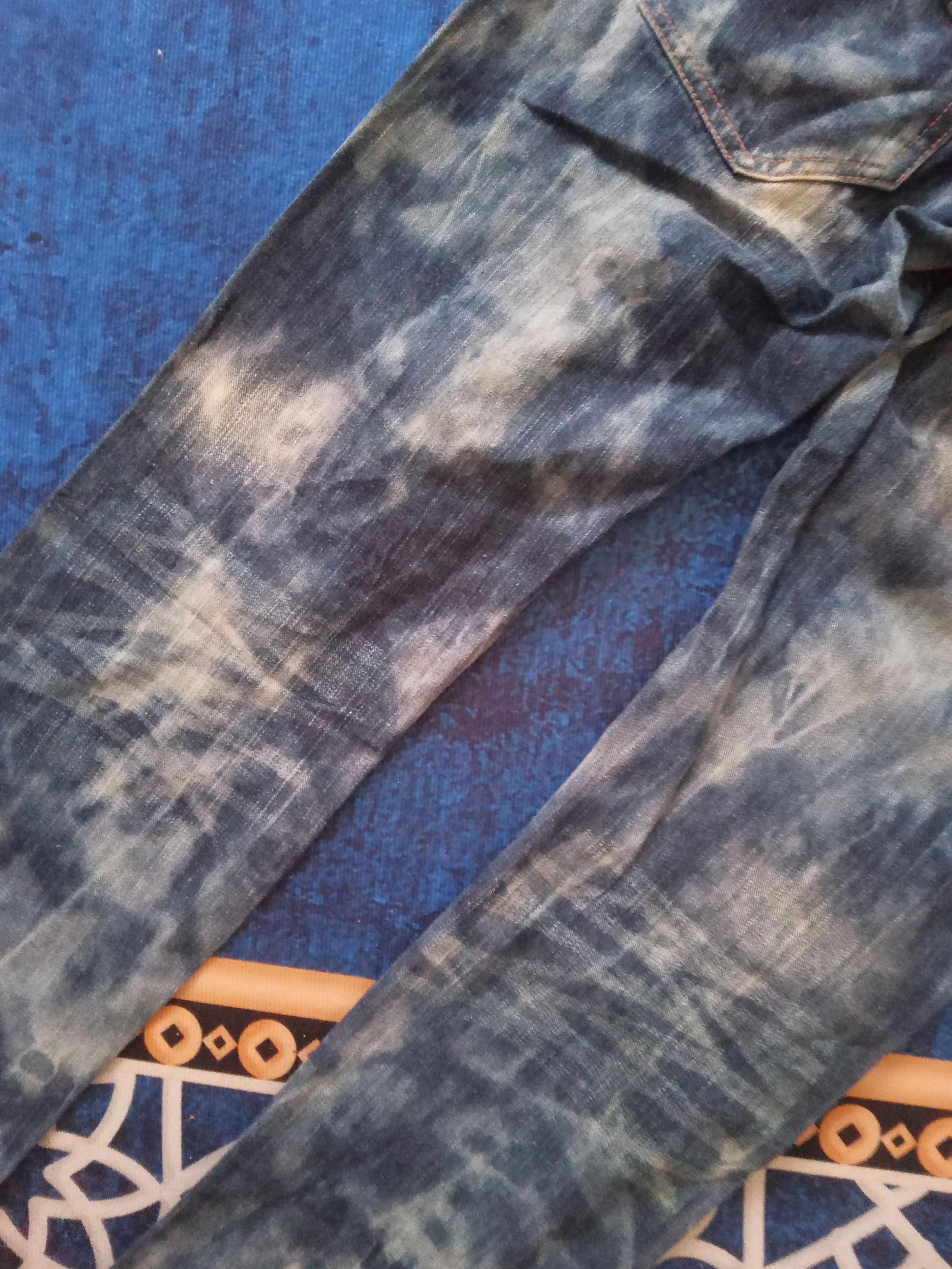 Japanese Brand Memory Special Rare Bleach Design Jeans Size US 37 - 8 Thumbnail