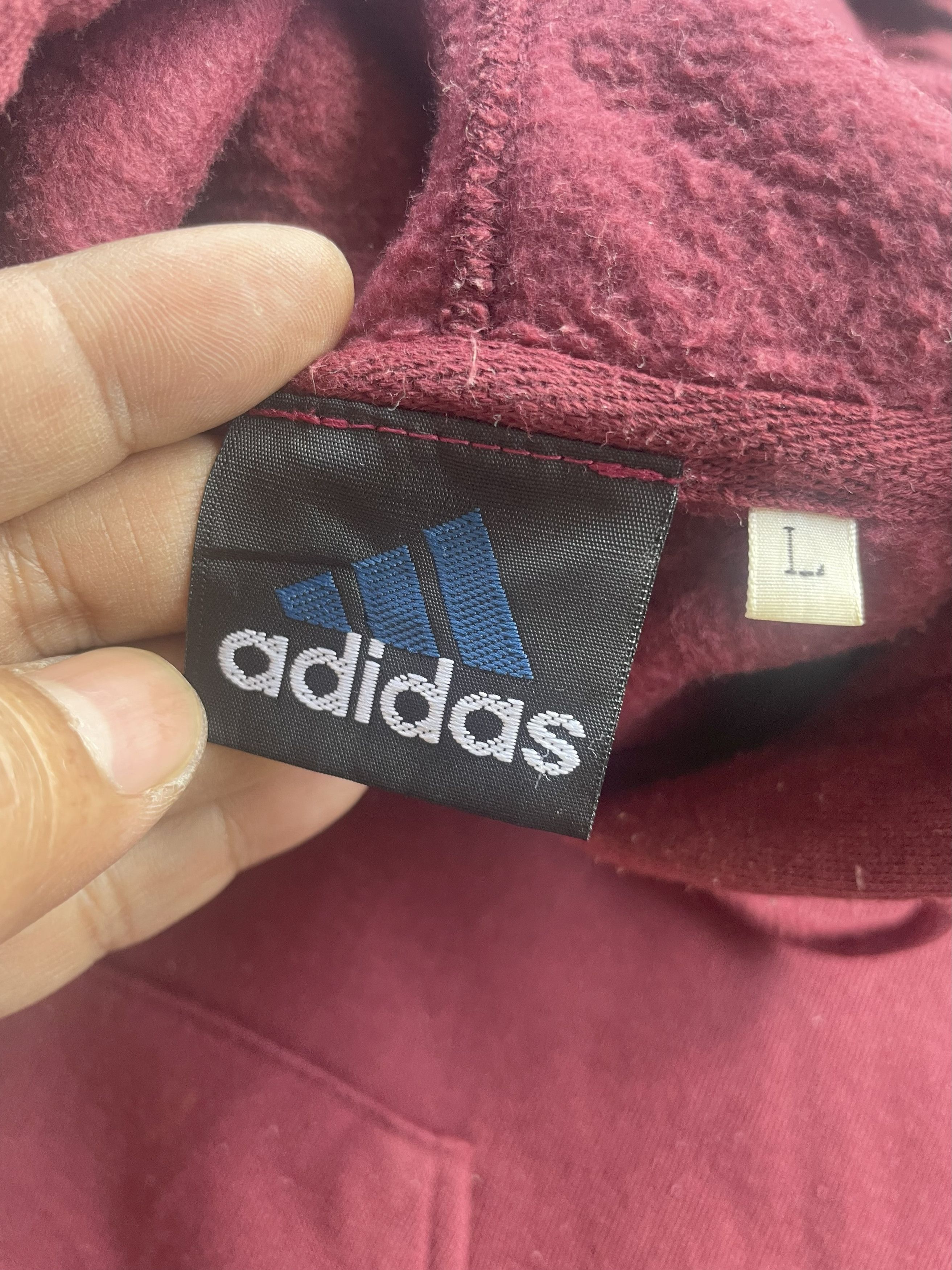 Adidas Vintage Adidas Hoodie Size US L / EU 52-54 / 3 - 5 Thumbnail
