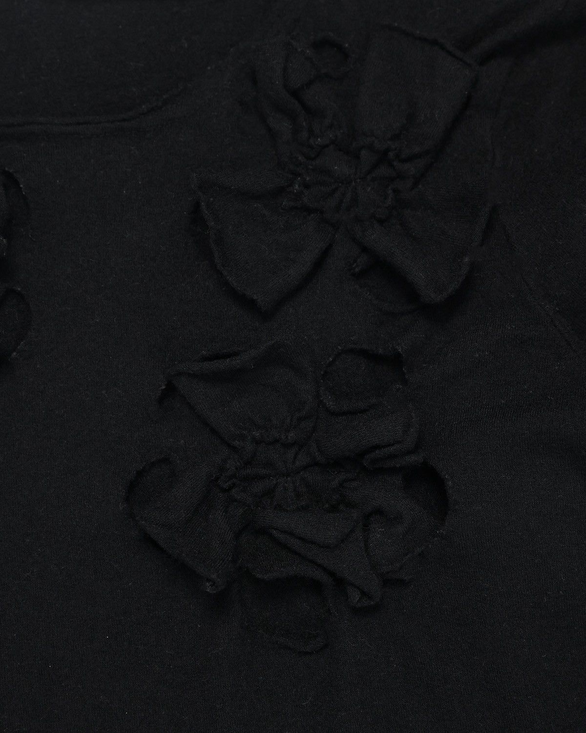 Comme des Garcons Robe de Chambre 3D Floral Wool Top (AD2003) Size S / US 4 / IT 40 - 4 Thumbnail