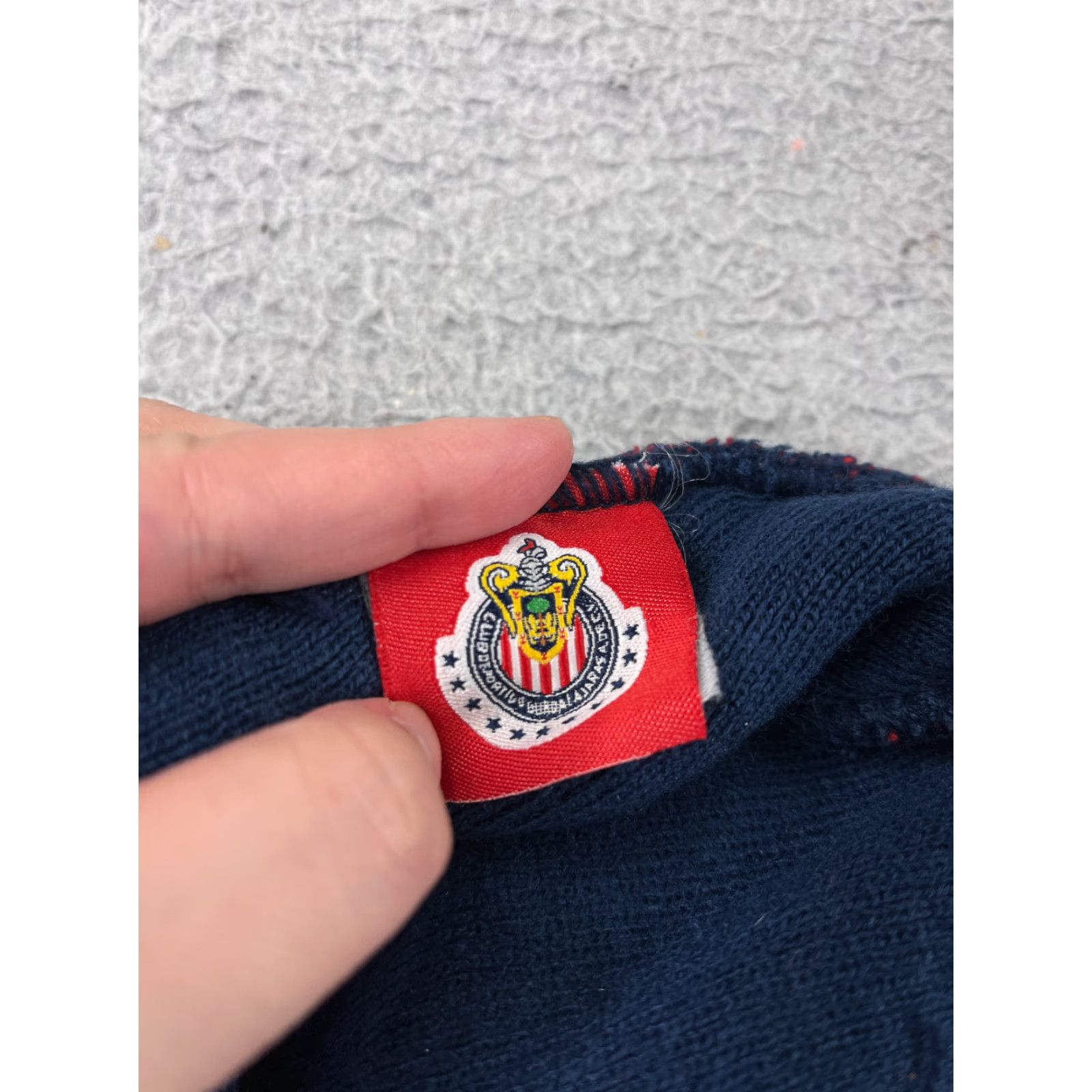Vintage C.D. Guadalajara Beanie Toque Adult One Size Red Argyle Acrylic Futbol Hat/Cap Men's Beanie Soccer Theme Ski Logo Varsity 90s? Size ONE SIZE - 7 Thumbnail