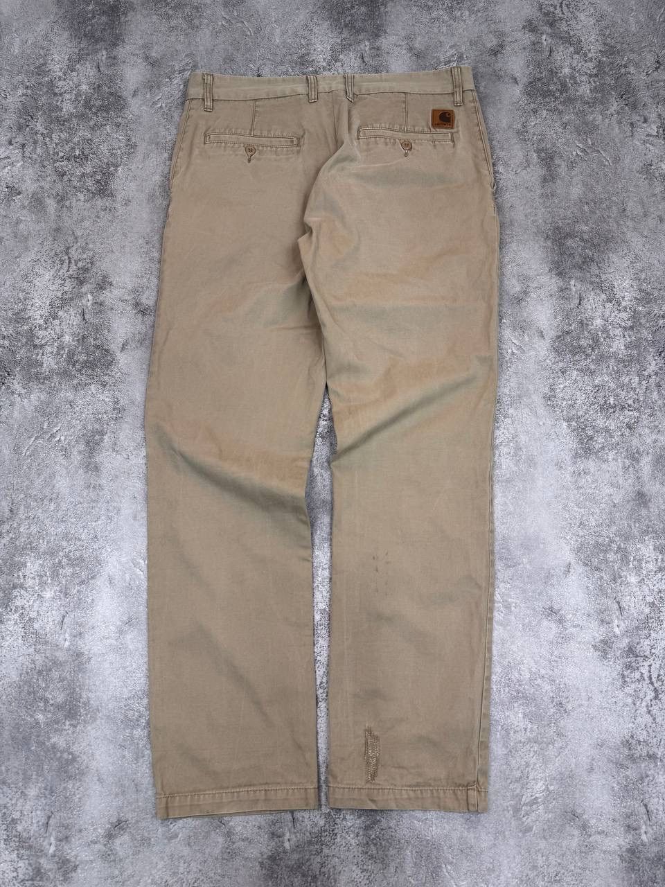 Carhartt Carhartt Men's Johnson Pant Chino Pants Beige Size 34 Size US 34 / EU 50 - 1 Thumbnail