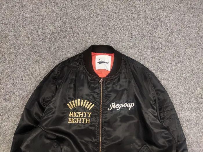 Vintage Vintage 90's Us Army Special Forces Regroup Bomber Jacket Size US L / EU 52-54 / 3 - 2 Thumbnail