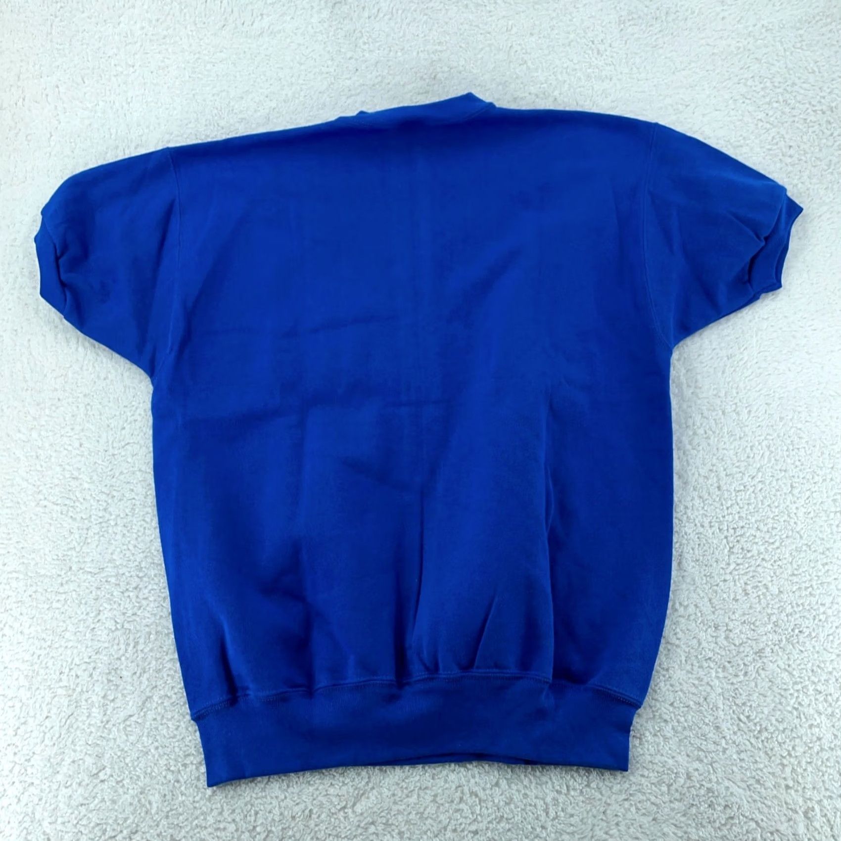 Tultex VINTAGE Tultex Maximum Sweatshirt Blue S/S Crewneck M Men USA Outdoor 90s Pullover Sweatshirt Size US M / EU 48-50 / 2 - 5 Thumbnail