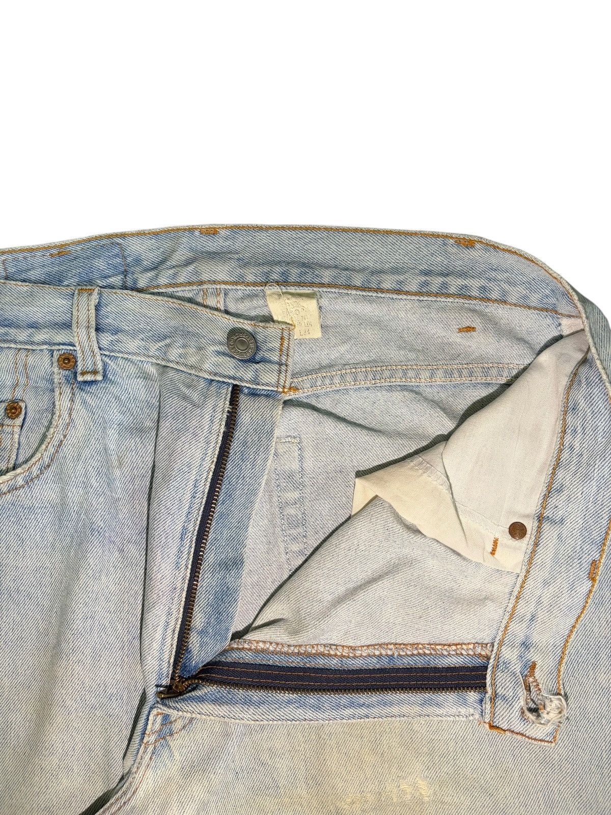 Levi's Vintage 90s Levis 560 Mud Wash Distressed Jeans Size 32" / US 10 / IT 46 - 5 Thumbnail
