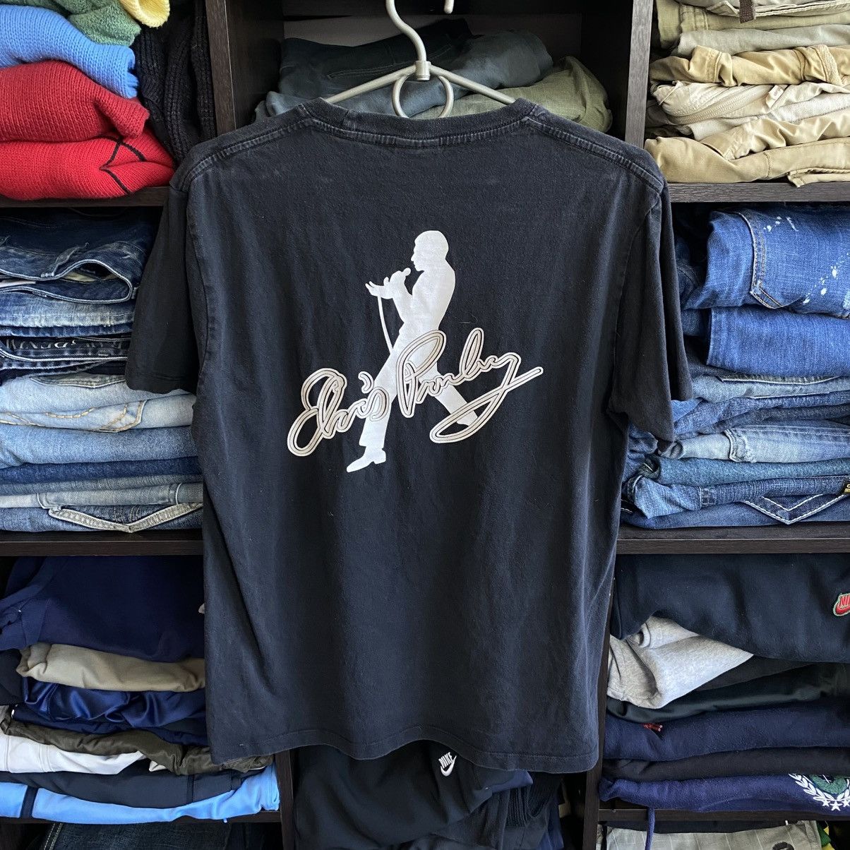 Band Tees Vintage Elvis Presley Allprint Overprinted 90’s music tee Size US M / EU 48-50 / 2 - 6 Thumbnail
