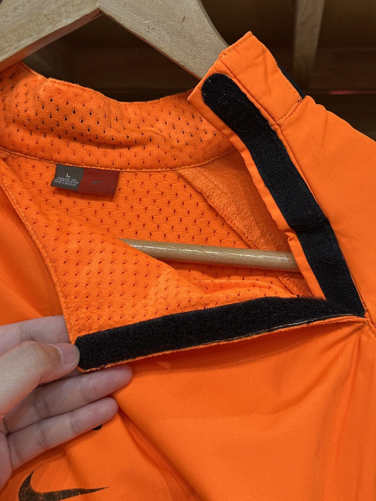 Nike Vintage Netherlands 2002-04 Nike Total 90 Track Crew Jecket Size US L / EU 52-54 / 3 - 6 Thumbnail