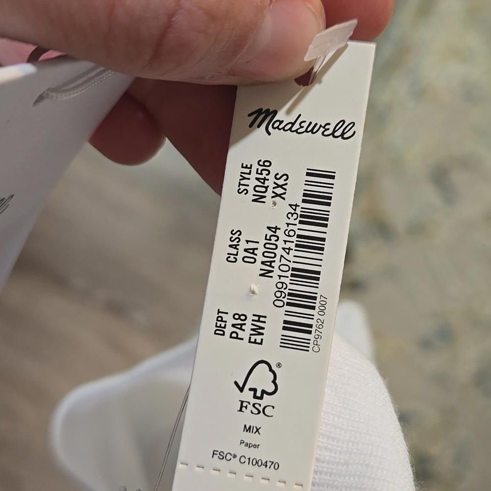 Madewell Madewell Premium Standard 01. The Shrunken Tee Size XXS / US 00 / IT 34 - 3 Thumbnail
