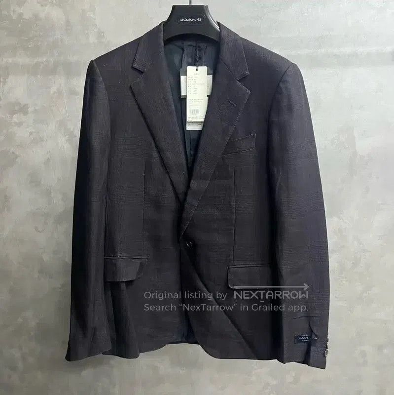 Lanvin Lanvin Men's Dark Purple Wool Blazer . Size US M / EU 48-50 / 2 - 1 Thumbnail