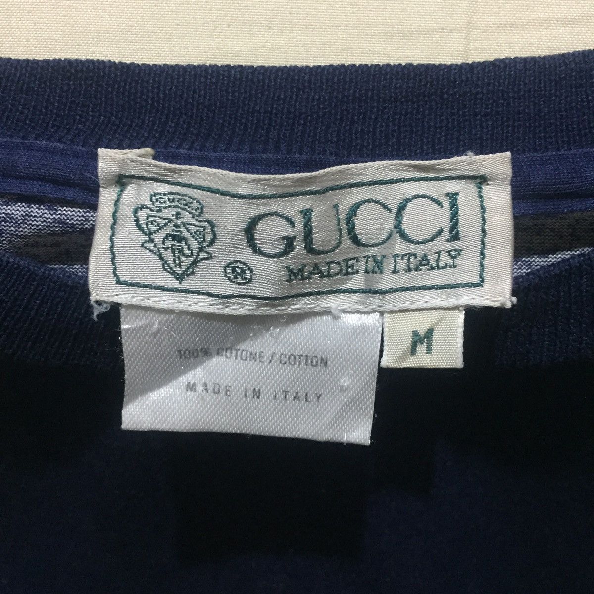 Gucci Vintage GUCCI Stripes T-Shirts Size US M / EU 48-50 / 2 - 3 Thumbnail