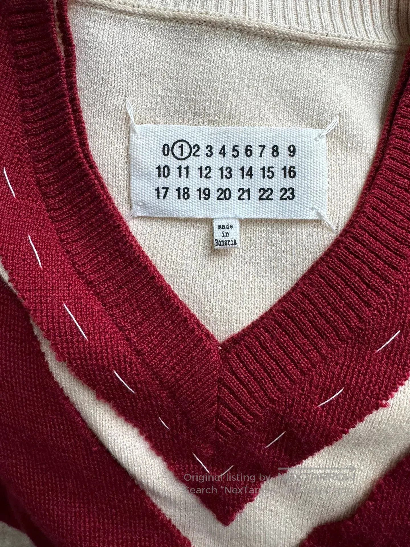 Maison Margiela Maison Margiela Knit Top with Unique Design. Size US XS / EU 42 / 0 - 3 Thumbnail