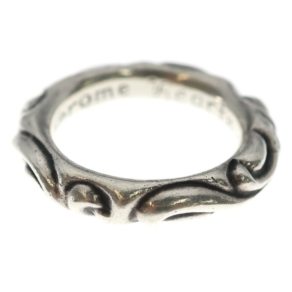 Chrome Hearts Chrome Hearts SCRL Band Ring Silver BCA351 | Grailed