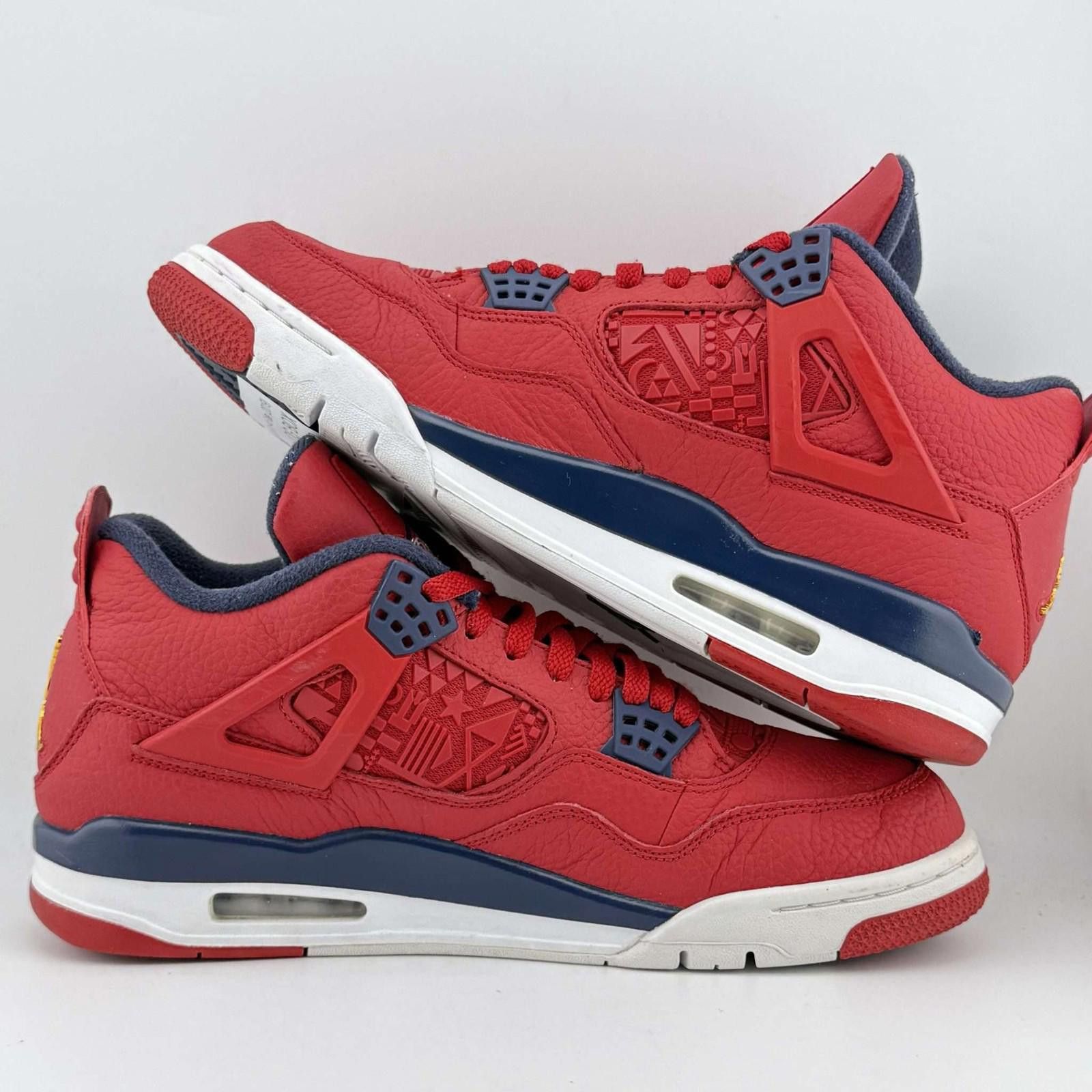 Jordan Brand Air Jordan 4 Retro SE Gym Red Obsidian White 11.5 Used Size US 11.5 / EU 44-45 - 7 Thumbnail