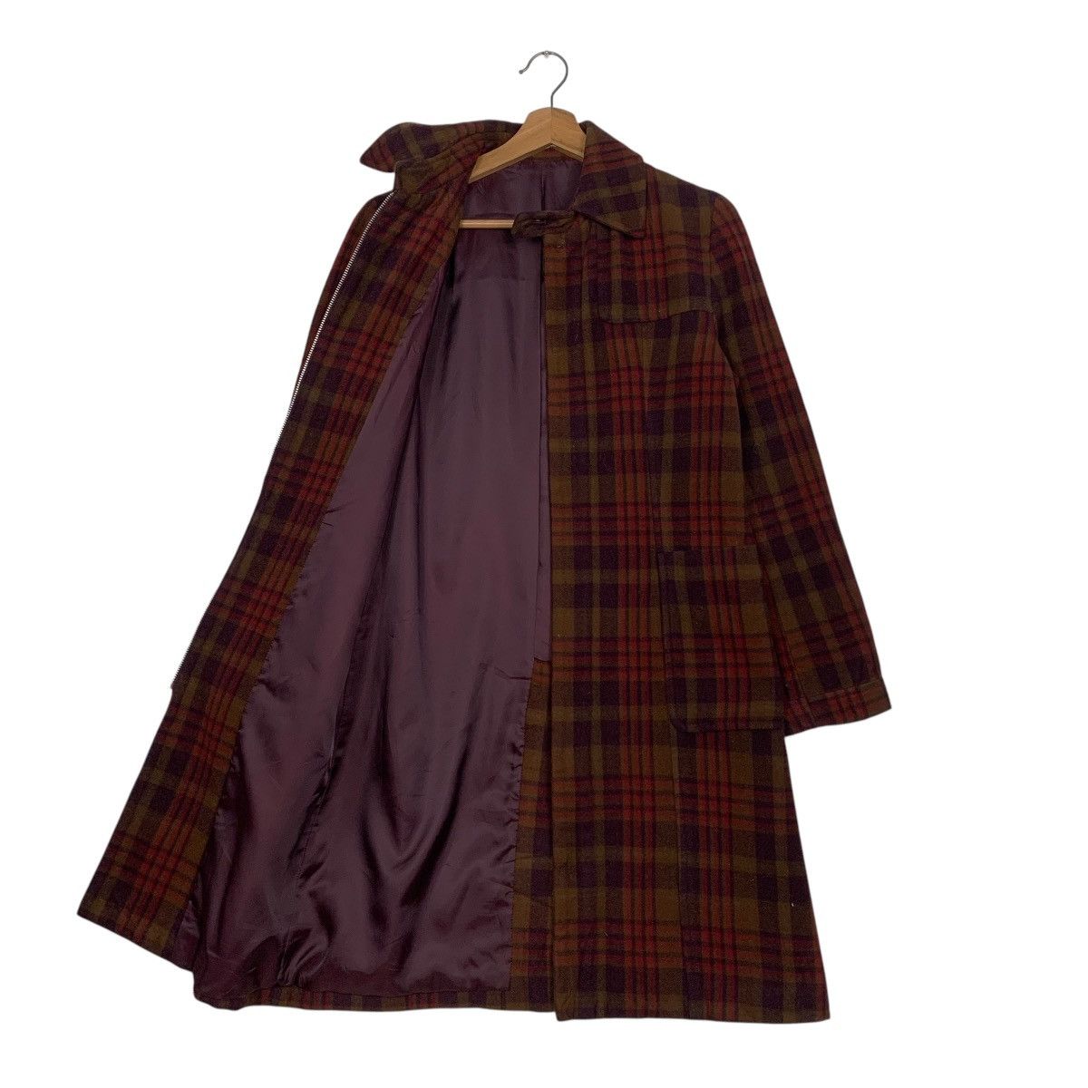 Japanese Brand Japanese Brand Ined Tartan Coat Size S / US 4 / IT 40 - 9 Thumbnail