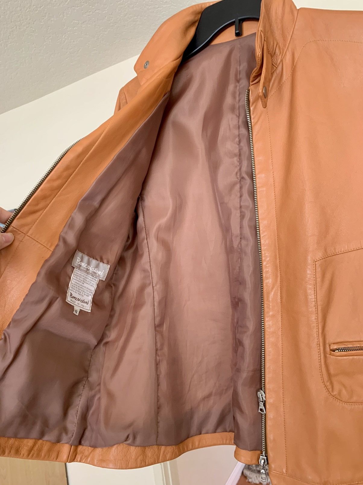 Other Genuine Italian Leather Jacket Size M / US 6-8 / IT 42-44 - 3 Thumbnail