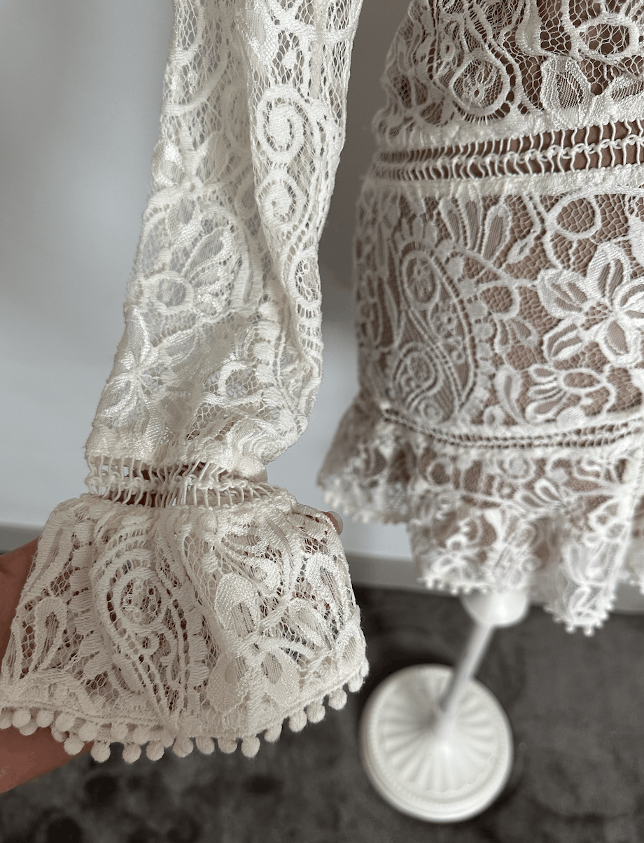 For Love & Lemons Emerie Lace Dress Size S / US 4 / IT 40 - 5 Thumbnail