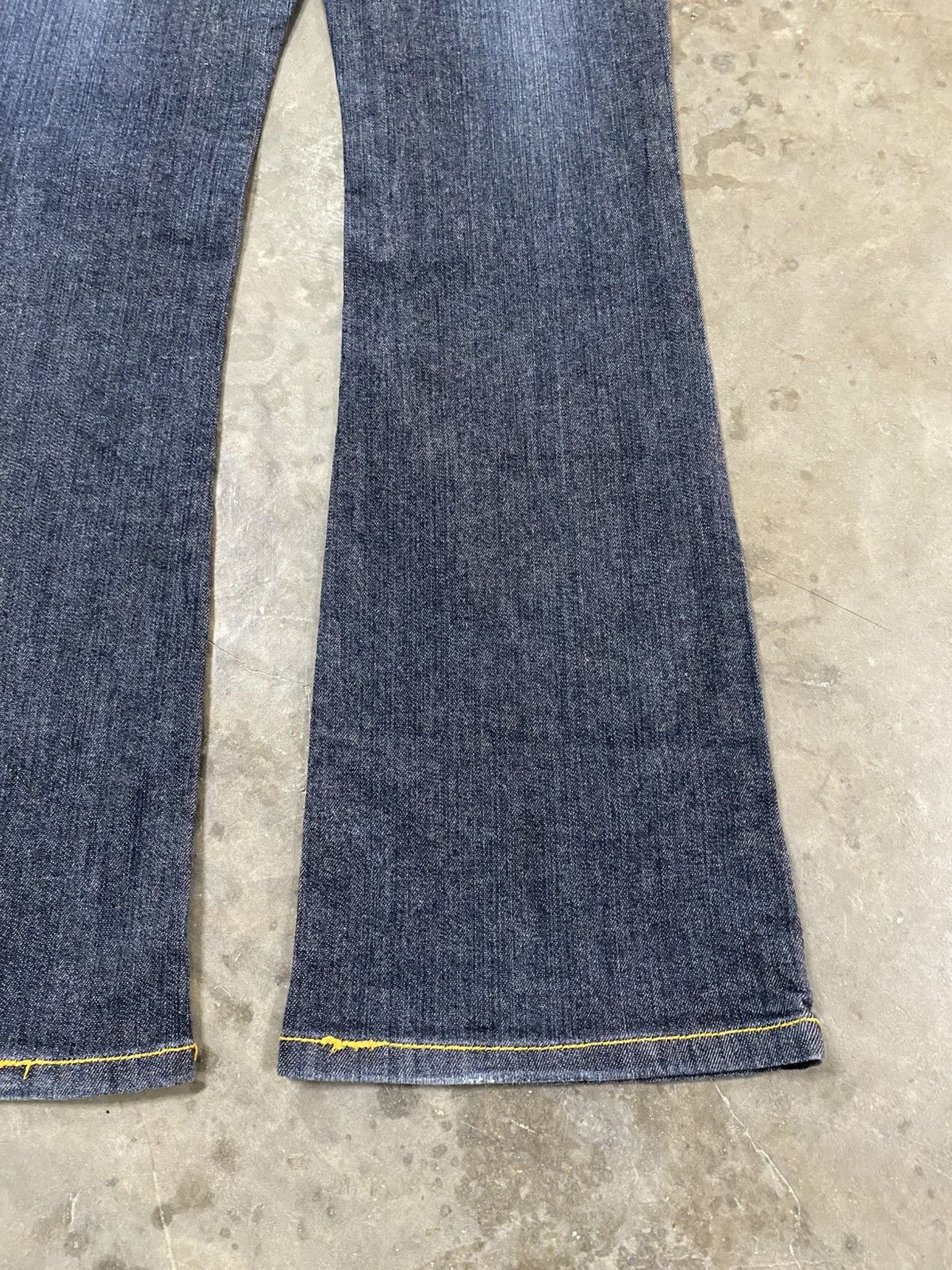Hysteric Glamour × If Six Was Nine × Tornado Mart Flare Jeans Alpha Cubic Denim Flared @242 Size US 30 / EU 46 - 3 Thumbnail
