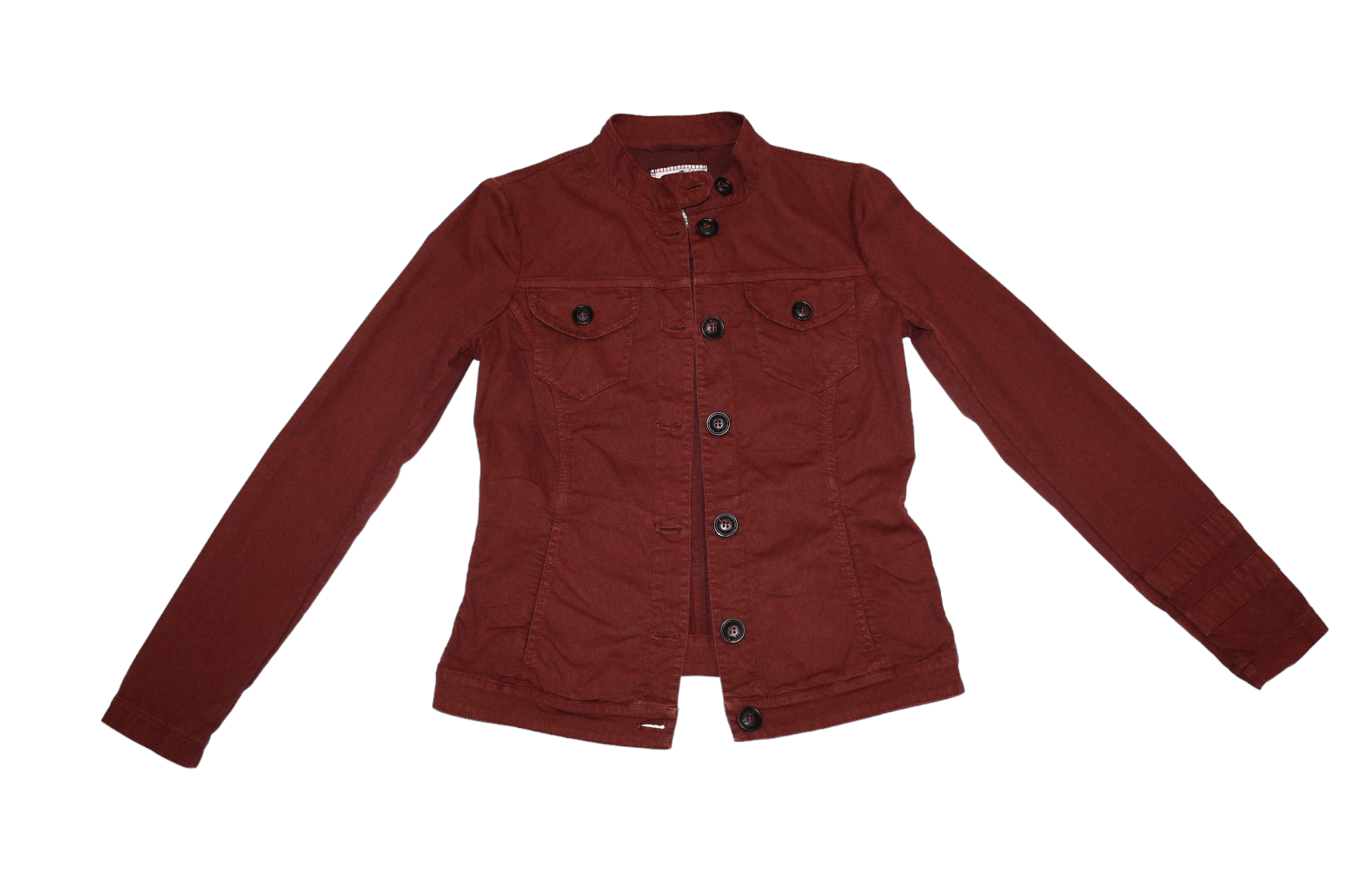 Barena Venezia Romito manifatture buttons up grandad-colllar twill jacket Size US XS / EU 42 / 0 - 3 Thumbnail