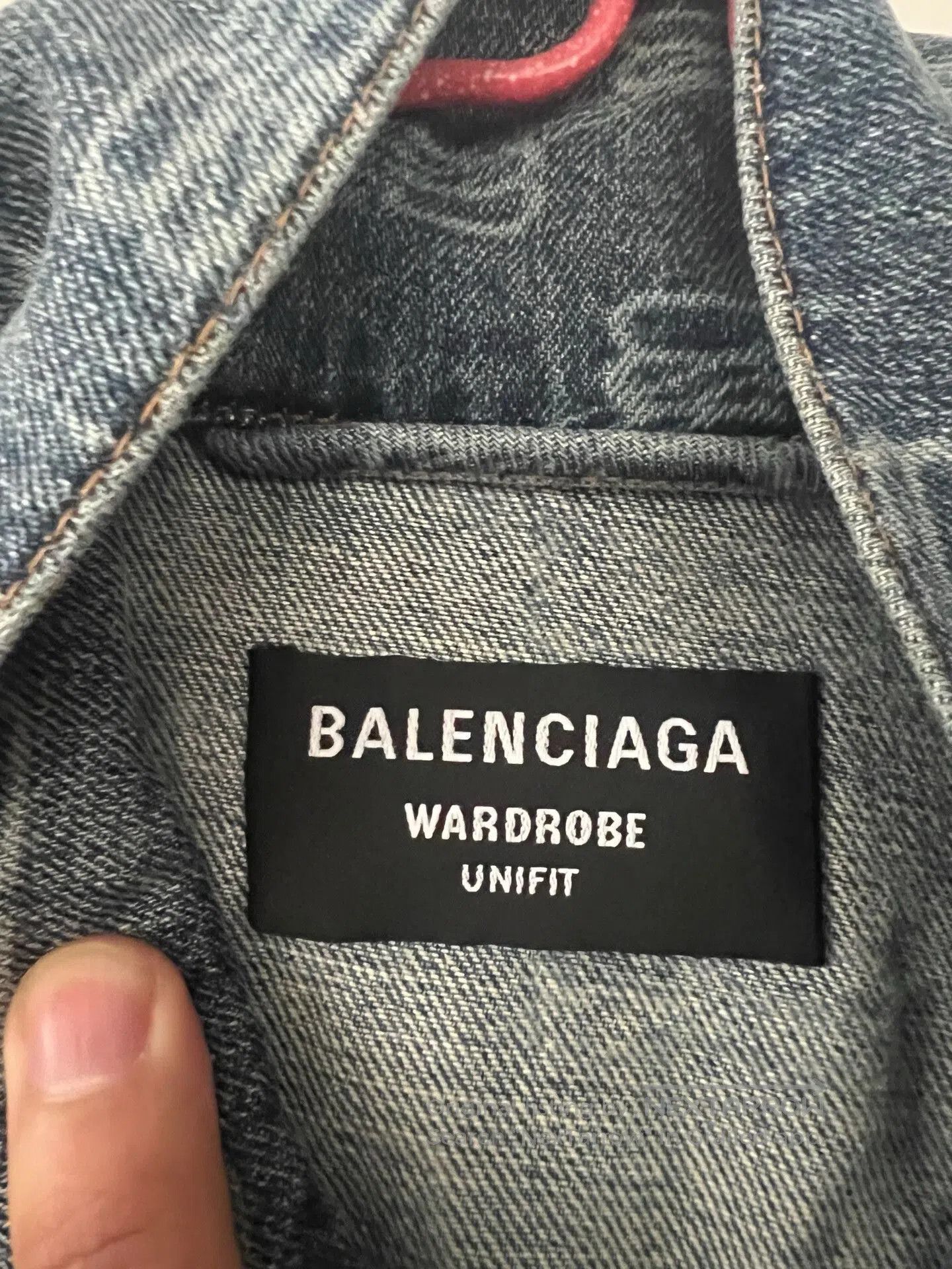 Balenciaga balenciaga classic denim jacket with bb print. Size US M / EU 48-50 / 2 - 3 Thumbnail