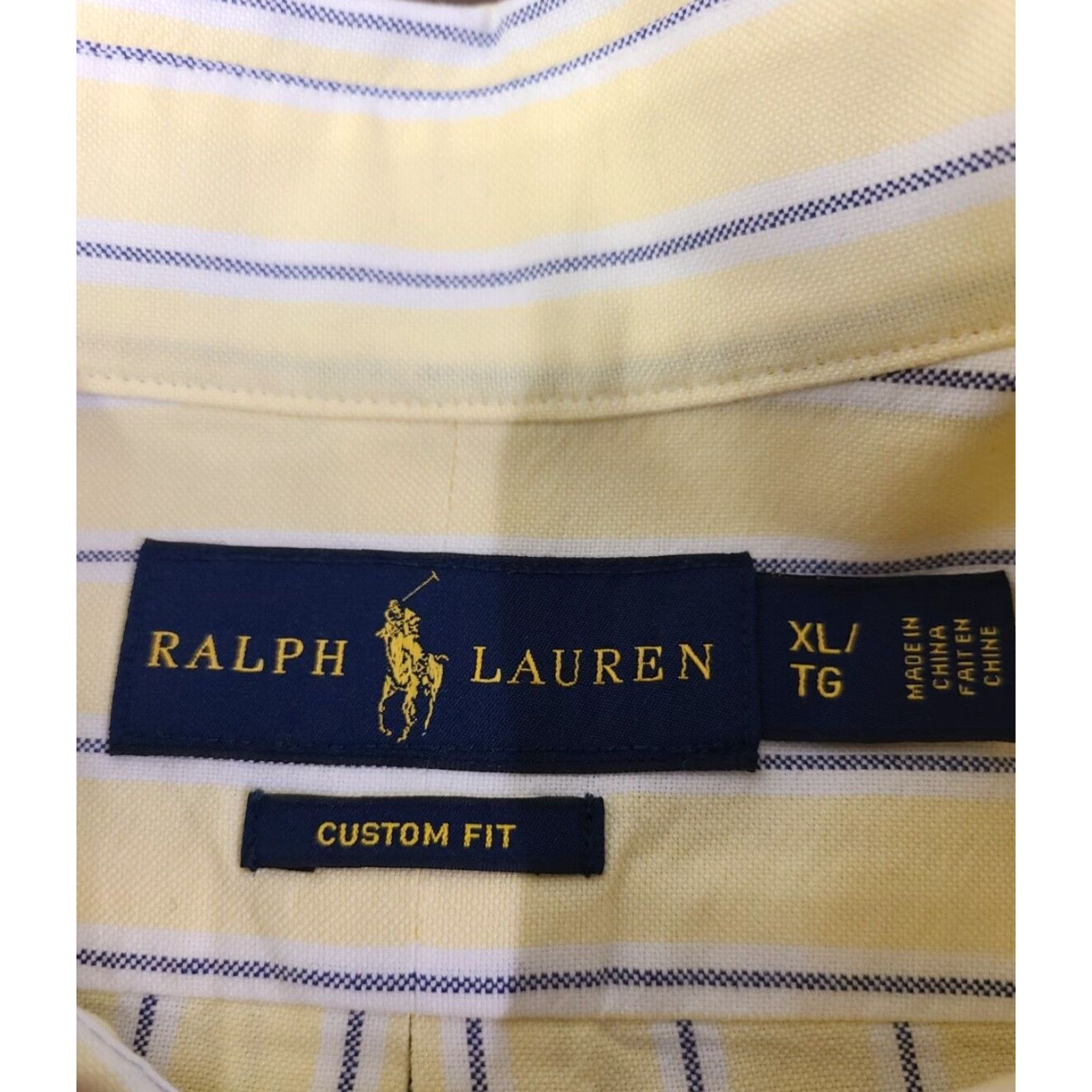 Polo Ralph Lauren Polo Ralph Lauren Shirt Adult XL Multicolor Striped Button-Down Collared Long Sleeve Button-Up Regular Fit Size US XL / EU 56 / 4 - 5 Thumbnail