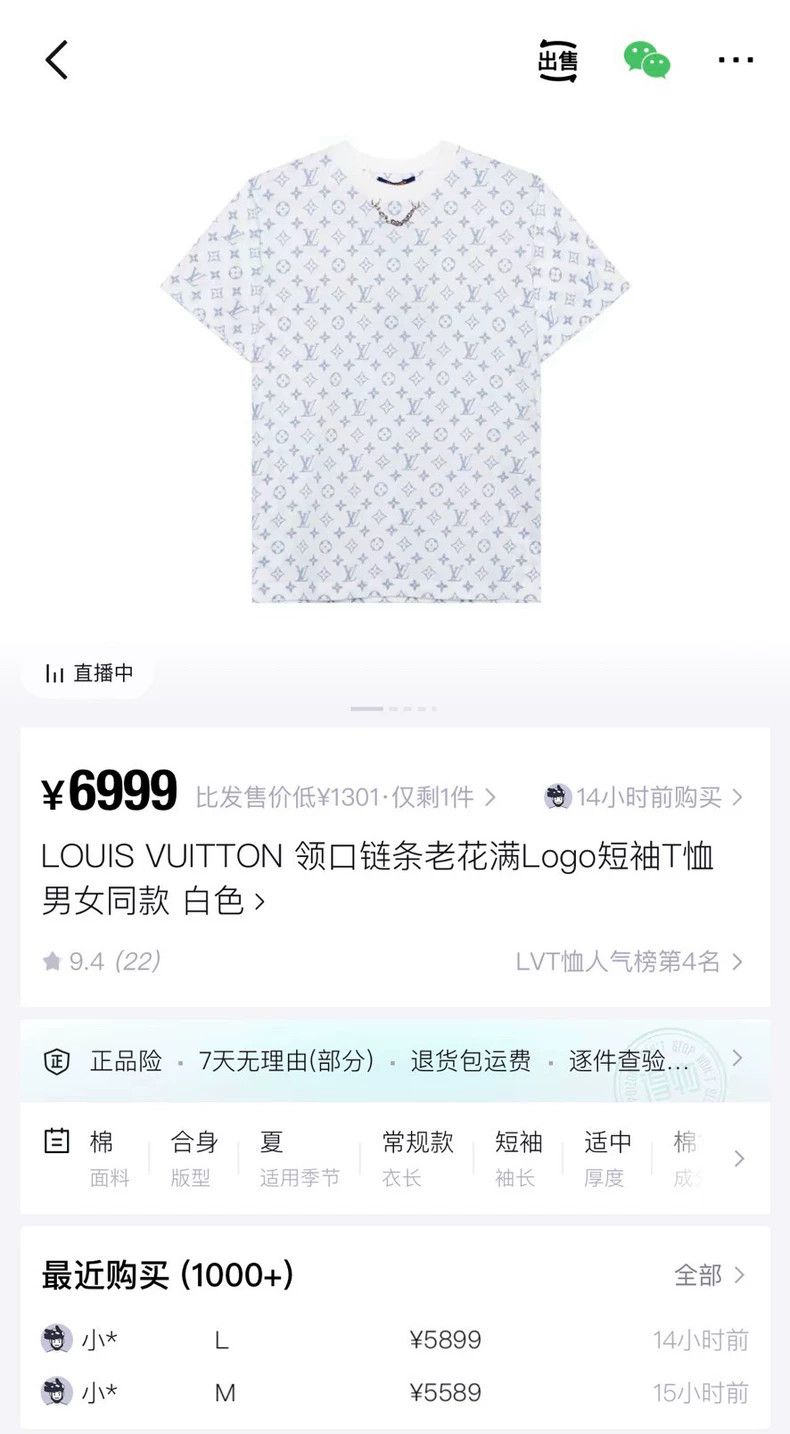 Louis Vuitton Louis Vuitton White full printed jacquard logo chain short Size US XL / EU 56 / 4 - 5 Thumbnail