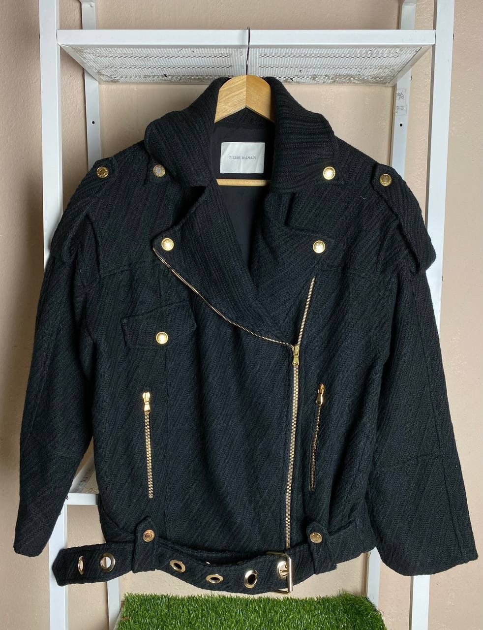 Rare Pierre Balmain DJ Style Viscose Jacket (PIT 21.5)