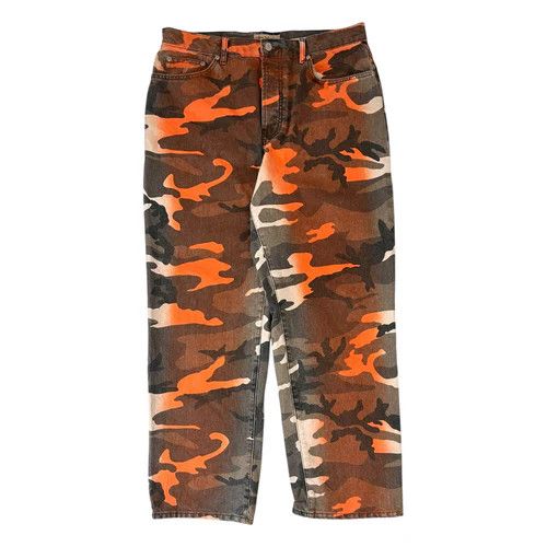 パンツ STUSSY BIG OL JEAN CAMO CANVAS 28 Stüssy - Big OL' Jean Spray Dye Canvas | HBX - Globally