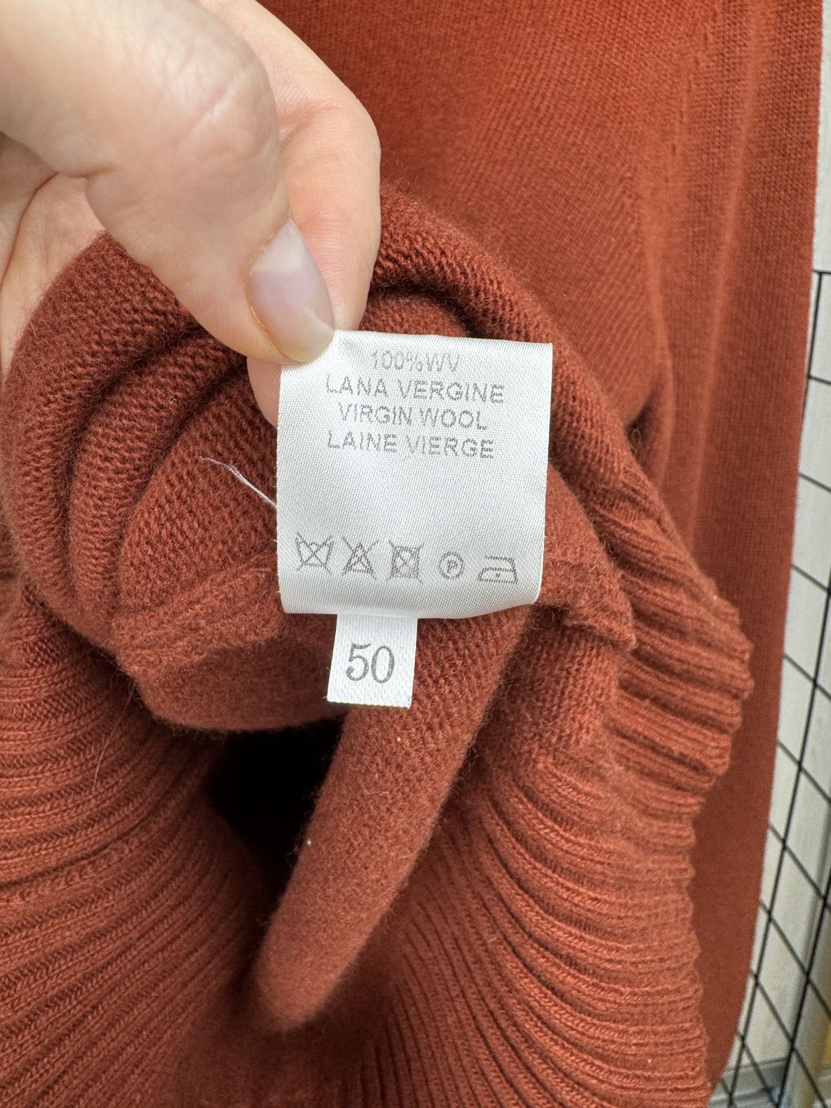 Doppiaa Doppiaa AAMINTORE Brick Tangerine WOOL TURTLENECK sweater Size US M / EU 48-50 / 2 - 9 Thumbnail