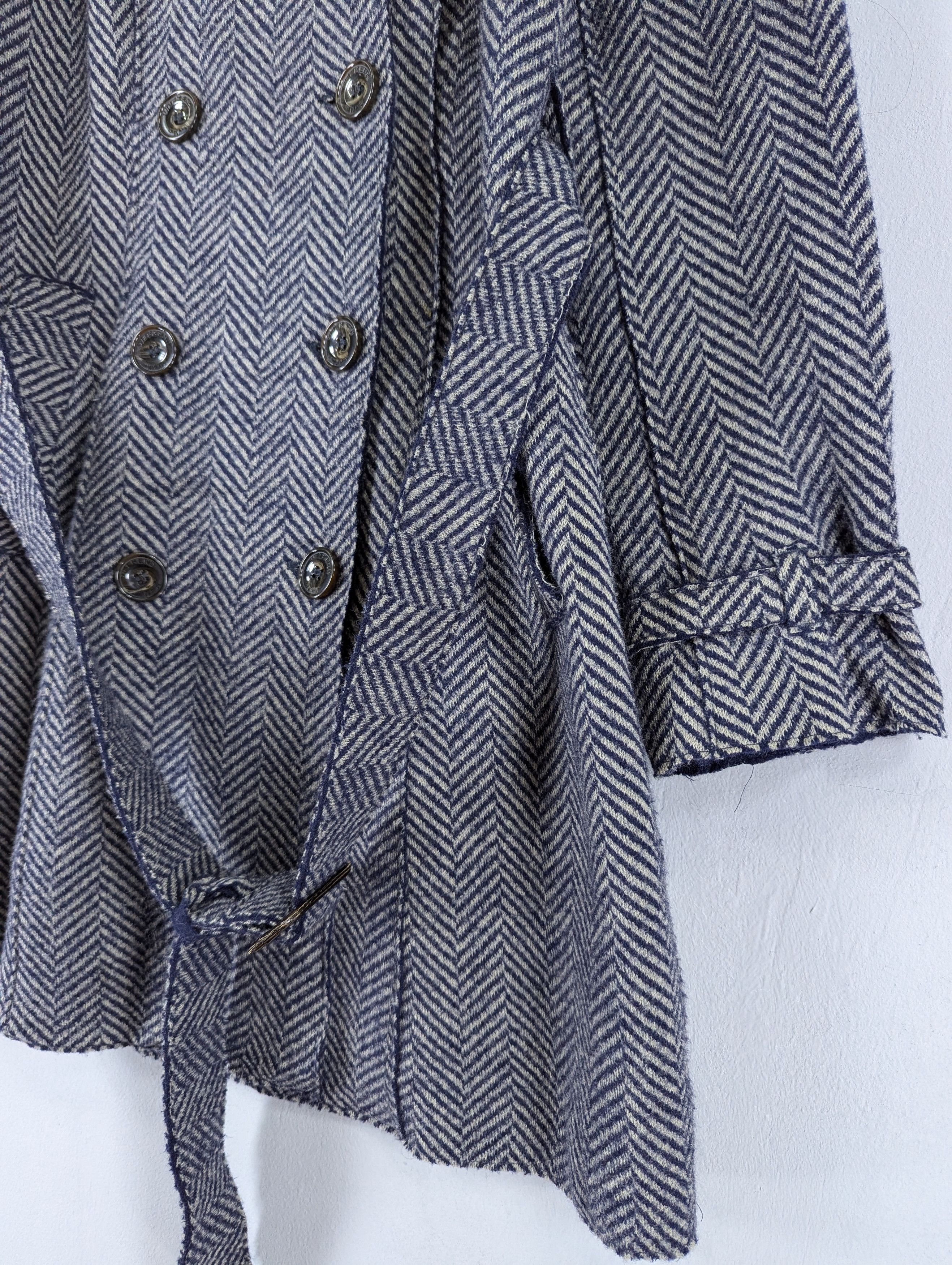 Max Mara Max Mara Weekend Line Herringbone Coat Jacket With Belted Size S / US 4 / IT 40 - 5 Thumbnail