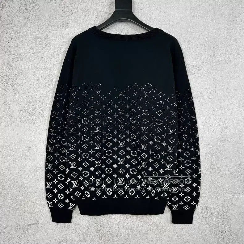 Louis Vuitton Louis Vuitton Gradient full logo knit sweater Size US XL / EU 56 / 4 - 2 Thumbnail