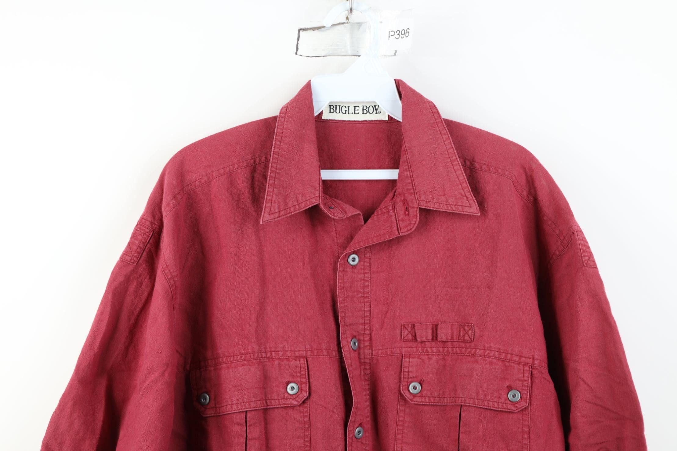 Vintage Vintage 90s Streetwear Stonewash Short Sleeve Button Shirt Size US M / EU 48-50 / 2 - 2 Thumbnail